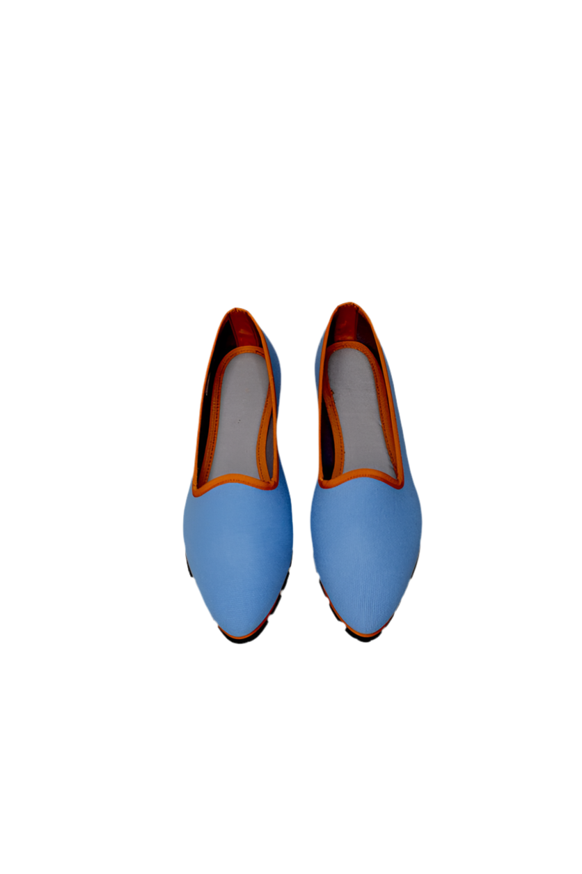 Slippers Lona Azul