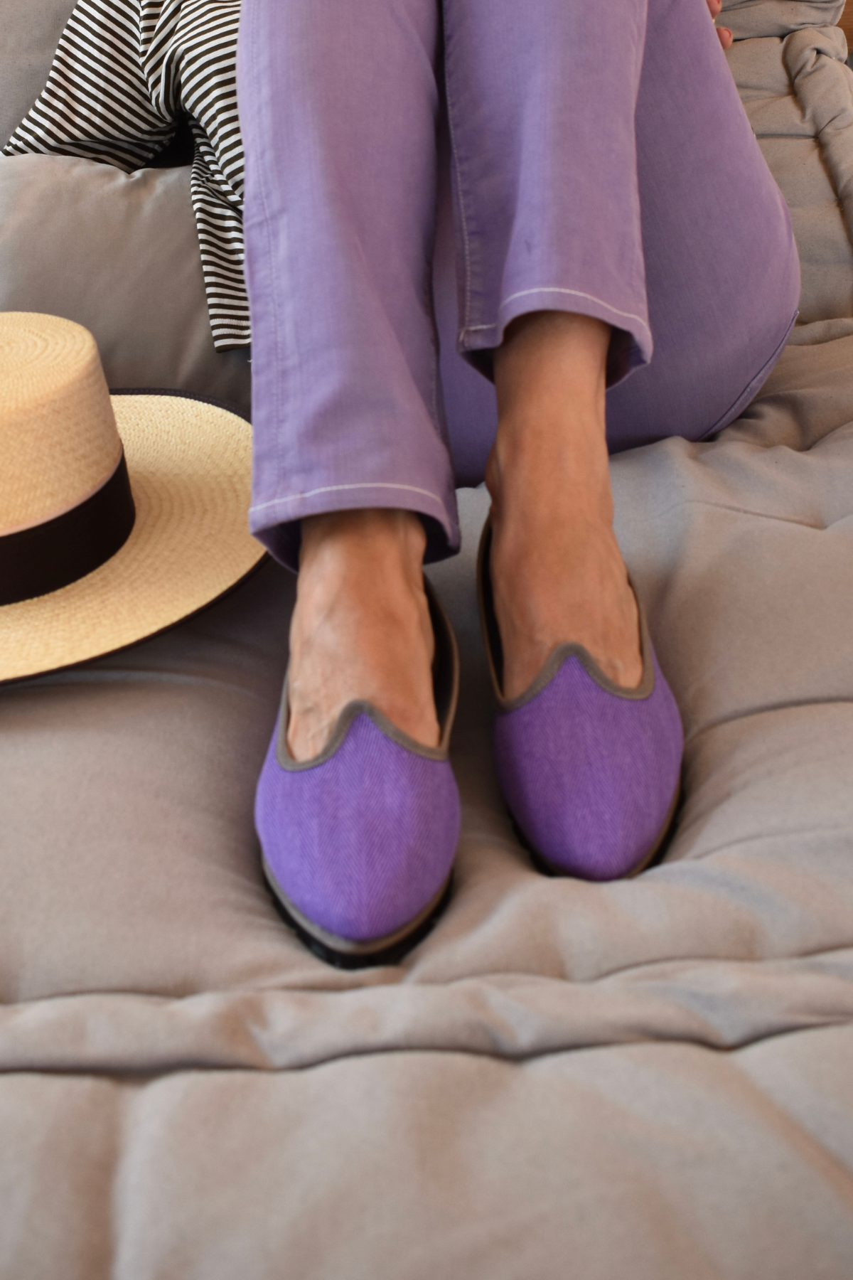 Slippers Pitti Espiga Lila