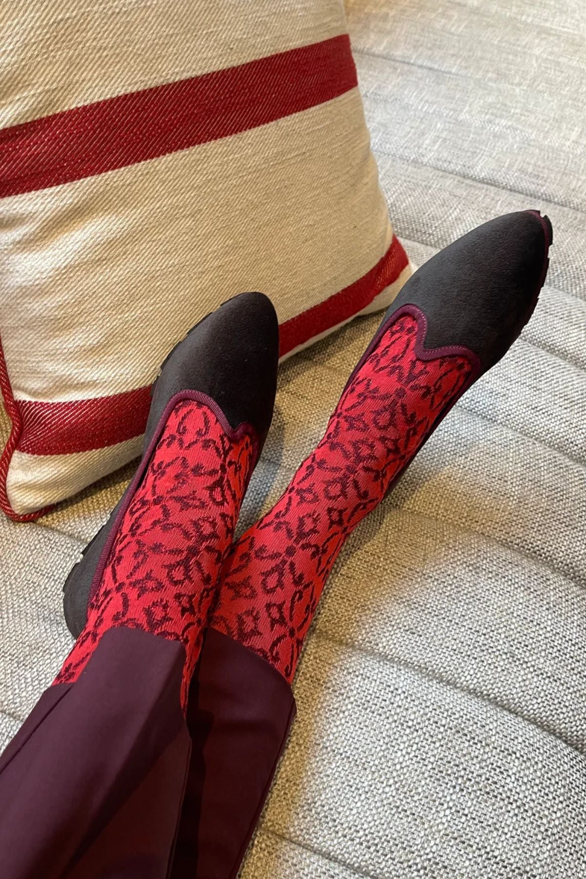 Slippers Pitti Terciopelo Chocolate