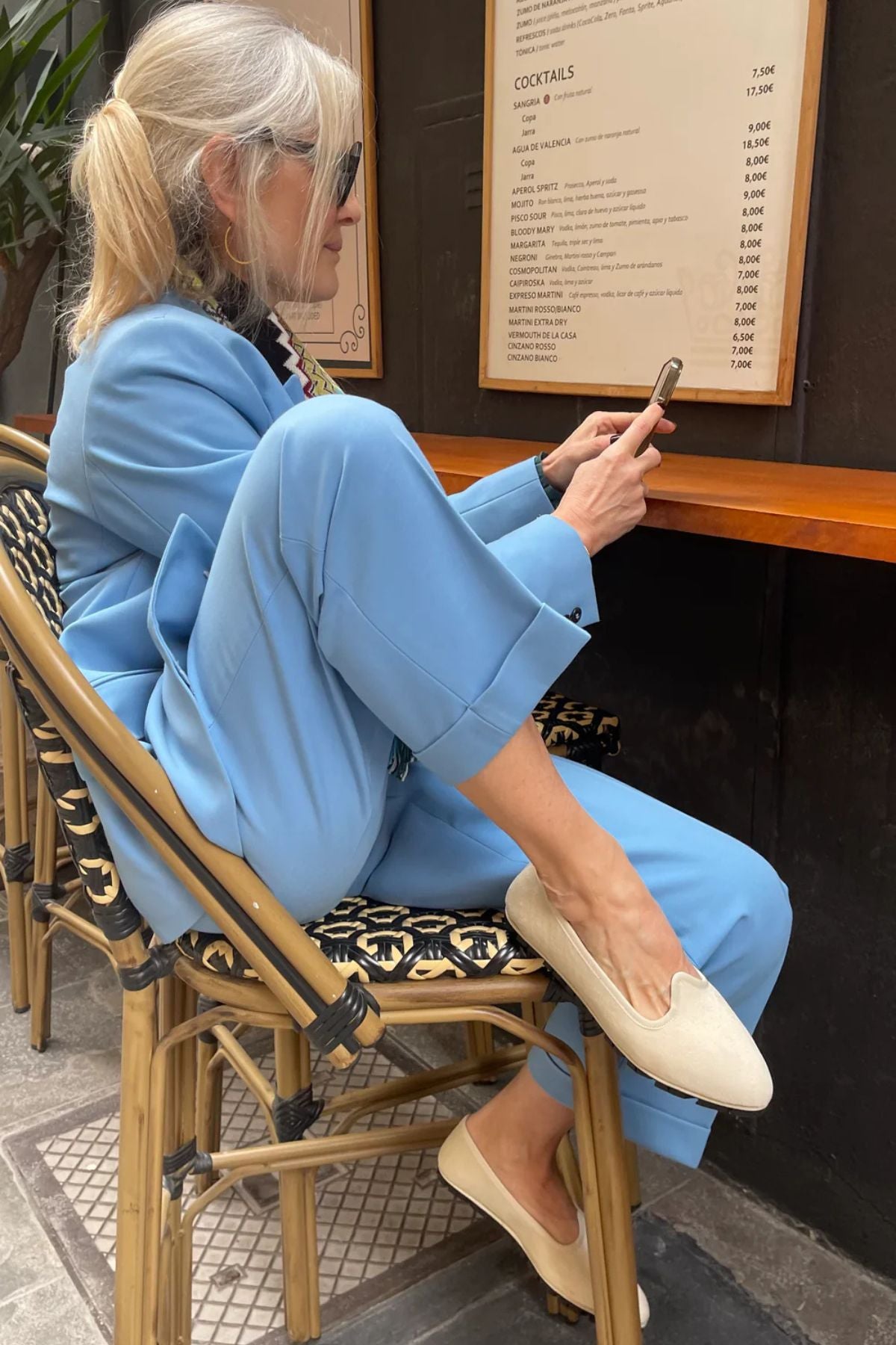 Slippers Pitti Terciopelo Marfil