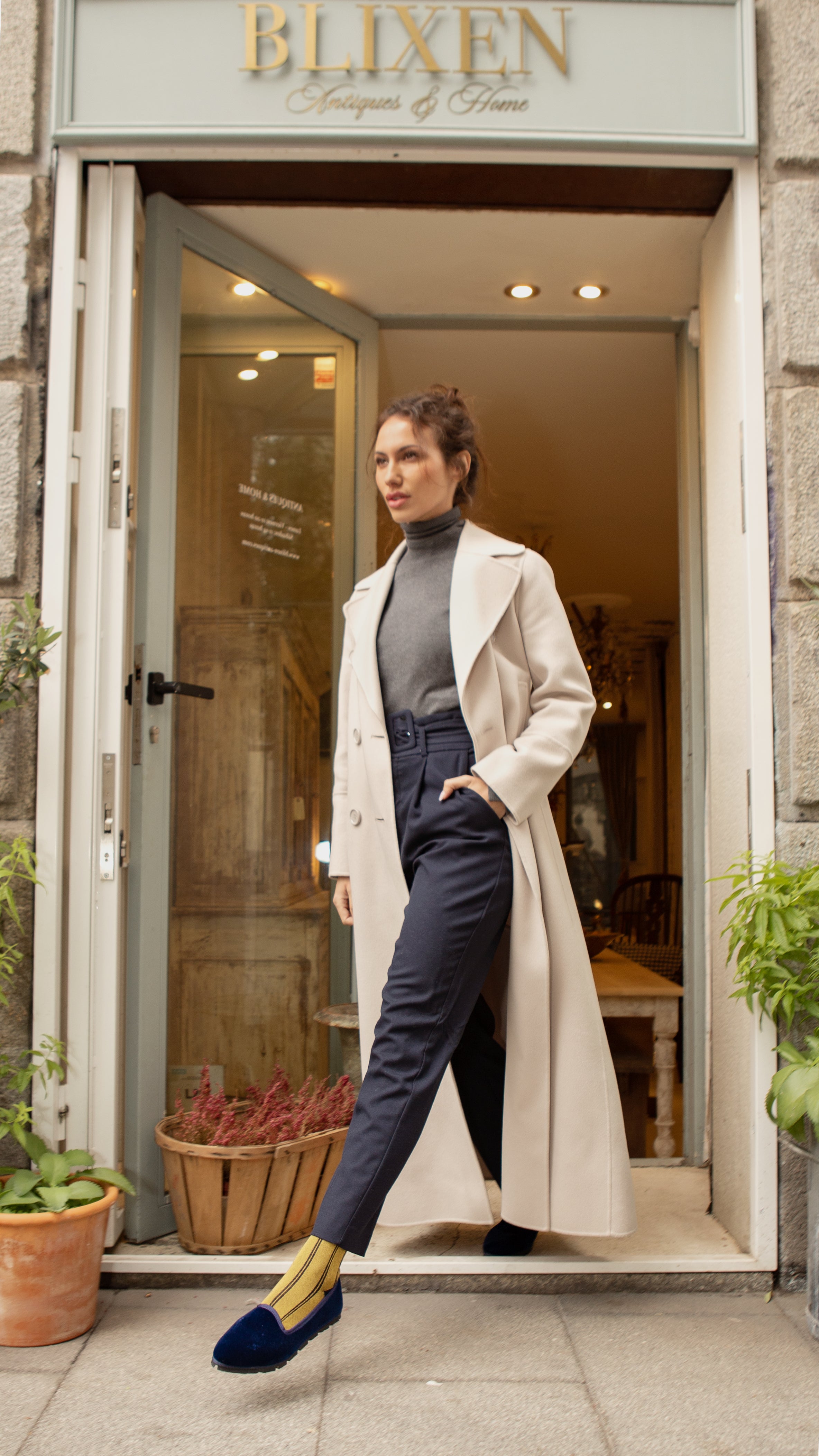 Slippers Terciopelo Marino Plus