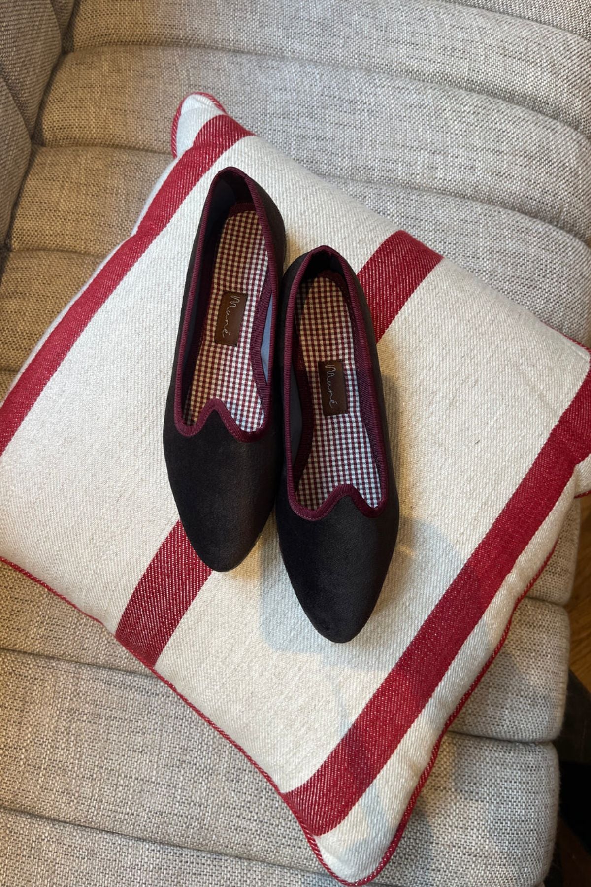 Slippers Pitti Terciopelo Chocolate