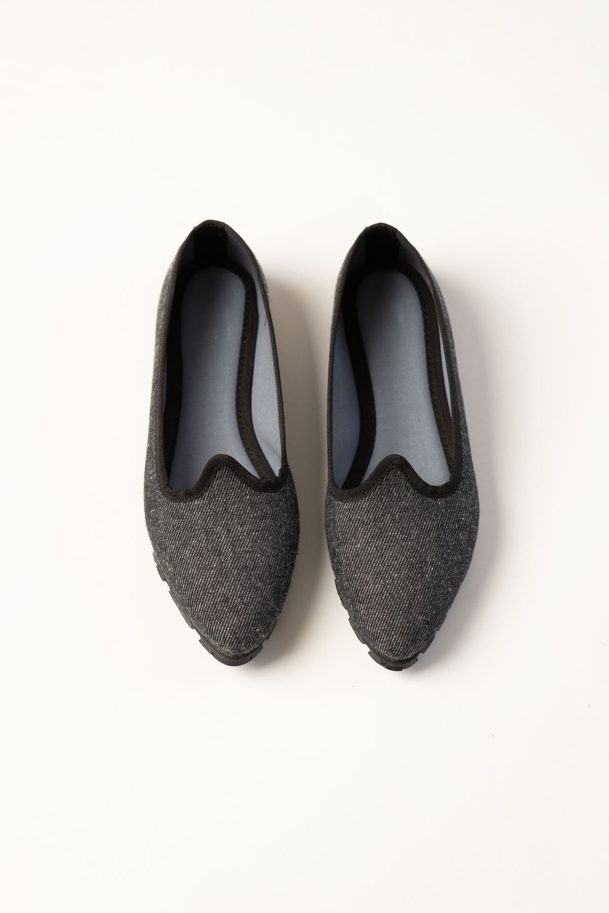 Slippers Pitti Denim Negro