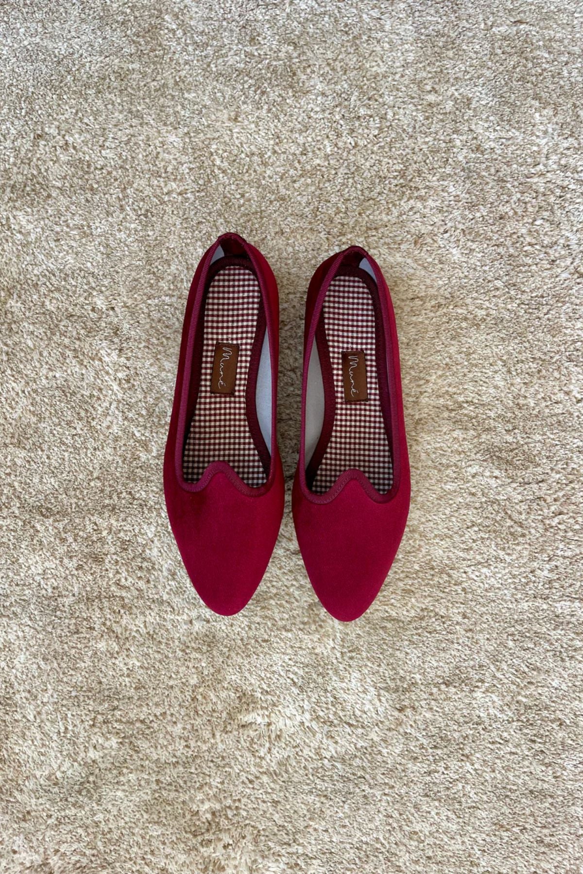 Slippers Pitti Terciopelo Burdeos