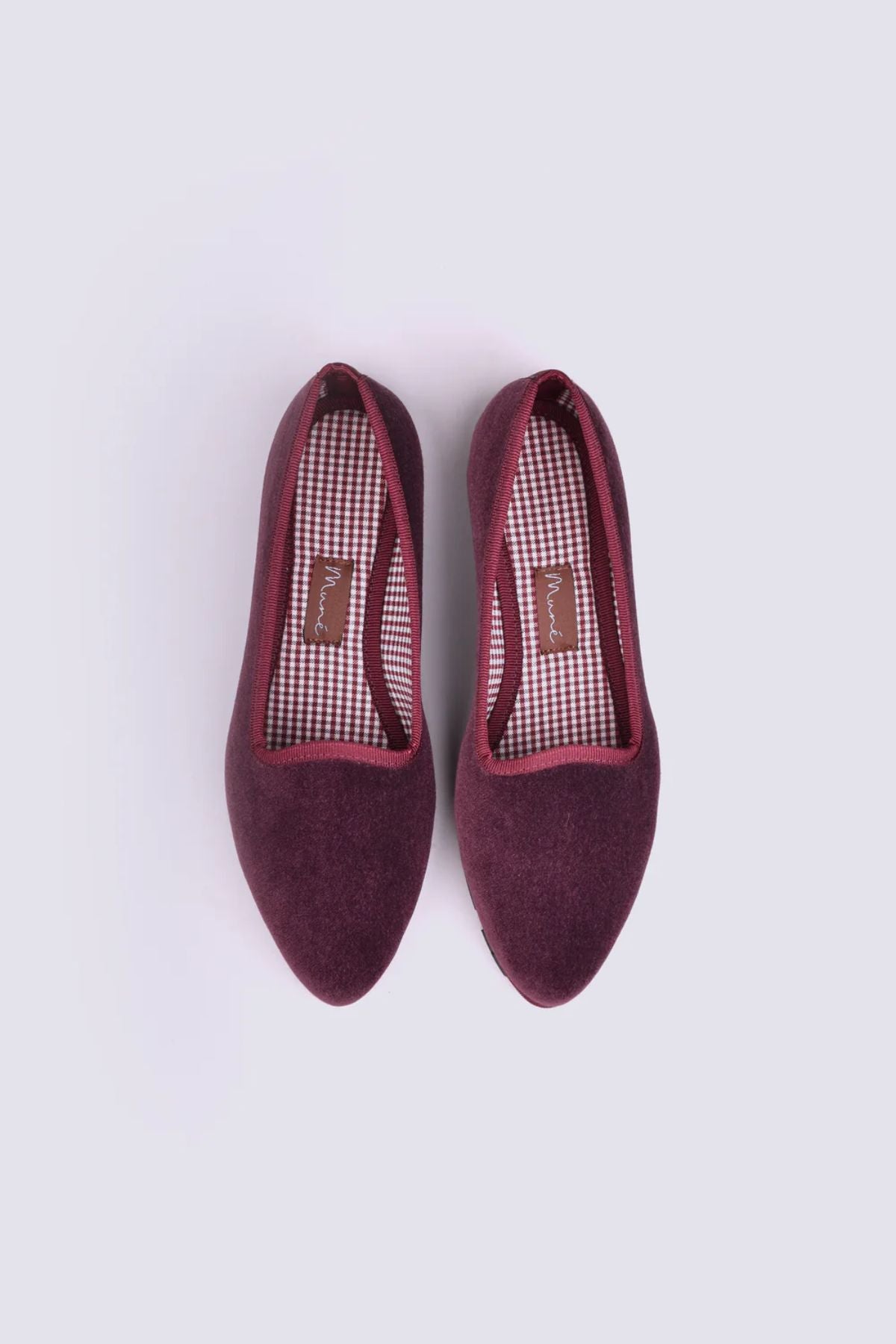 Slippers Terciopelo Berenjena