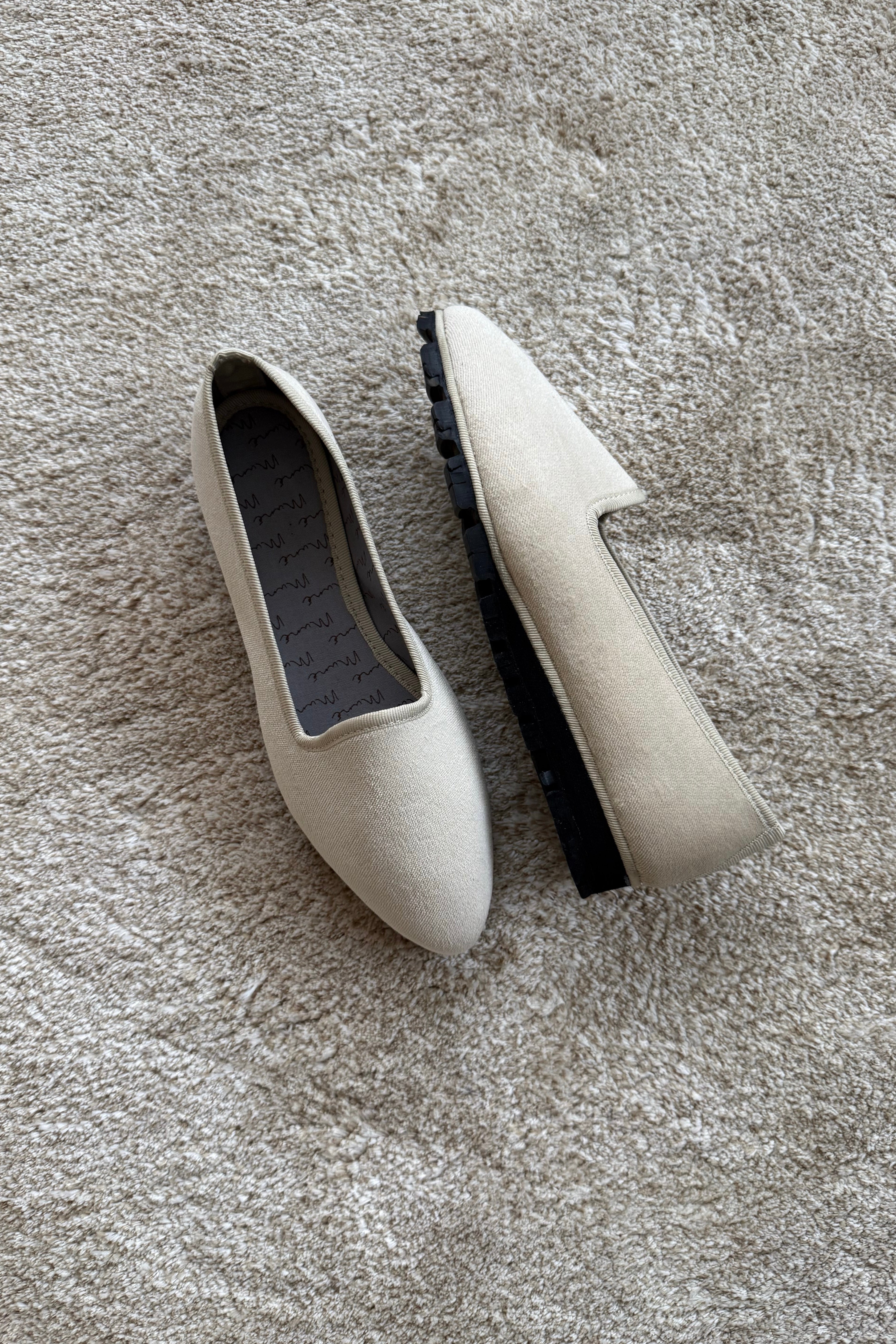 Slippers Terciopelo Marfil Plus