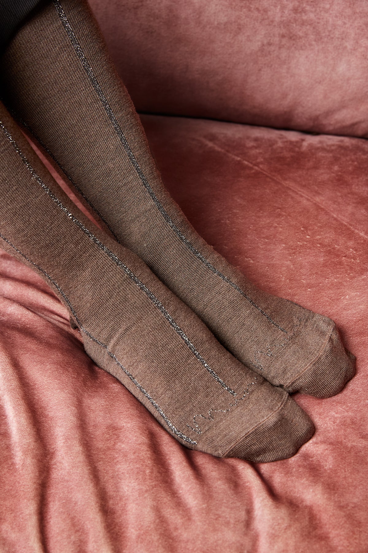 Calcetín Lana Marrón