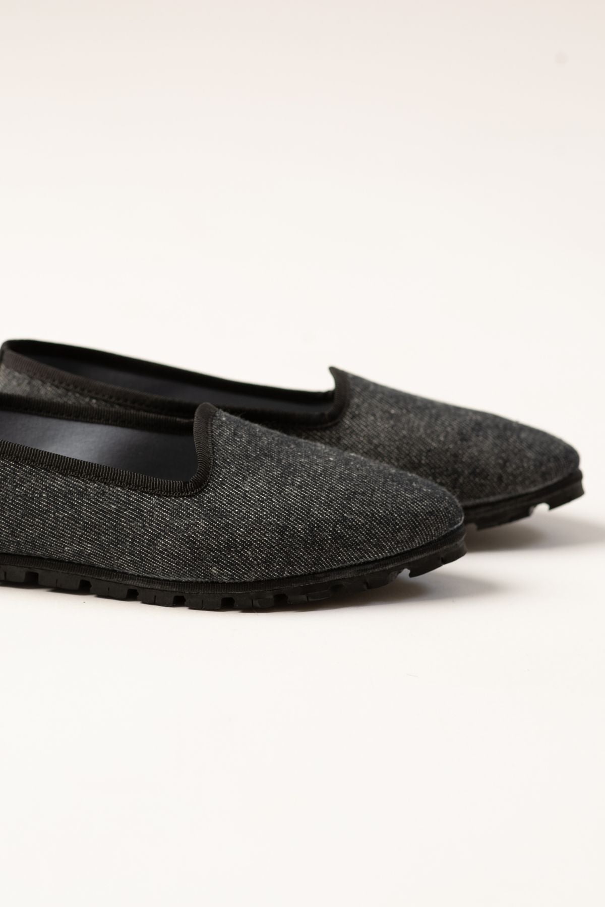 Slippers Denim Negro