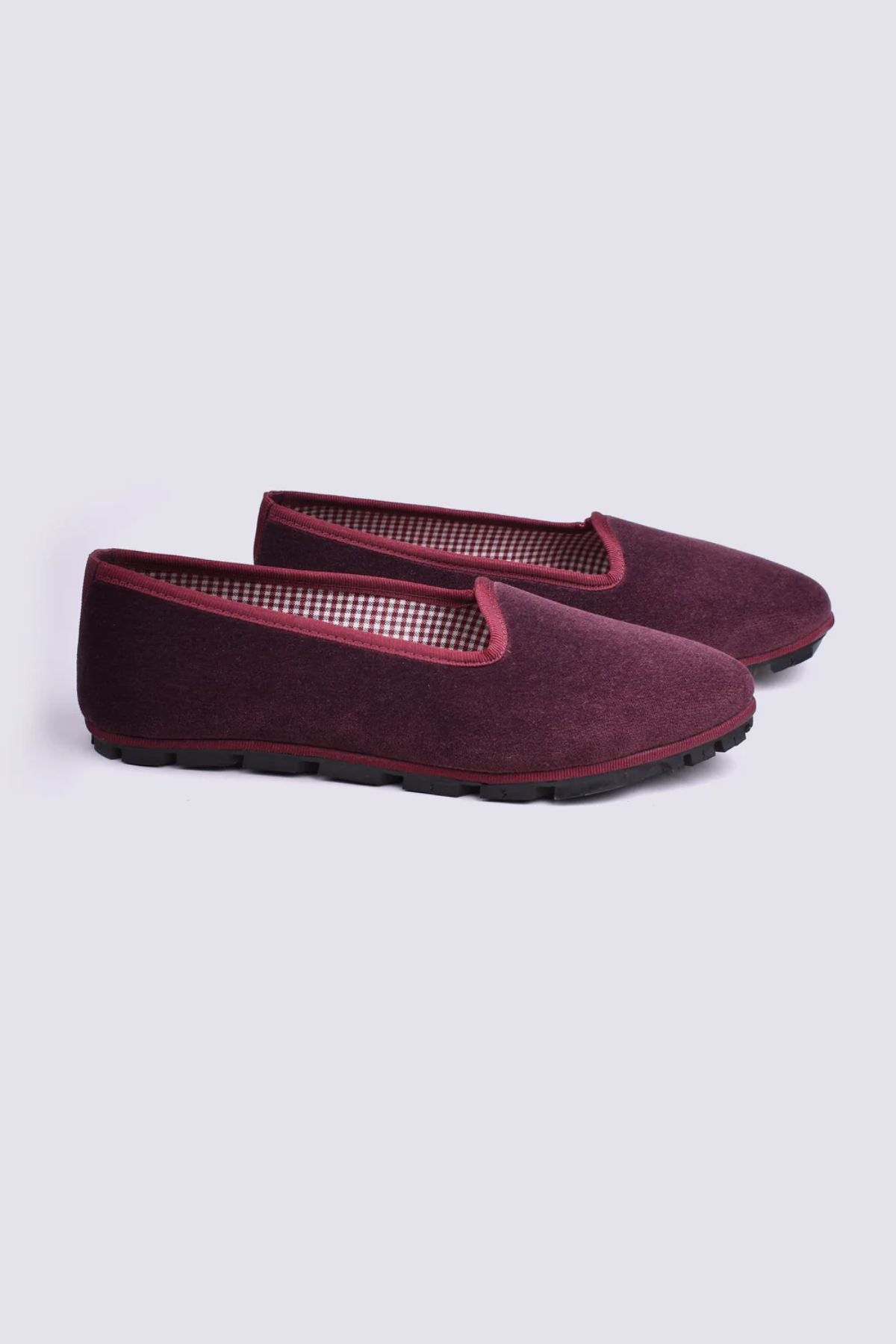 Slippers Terciopelo Berenjena