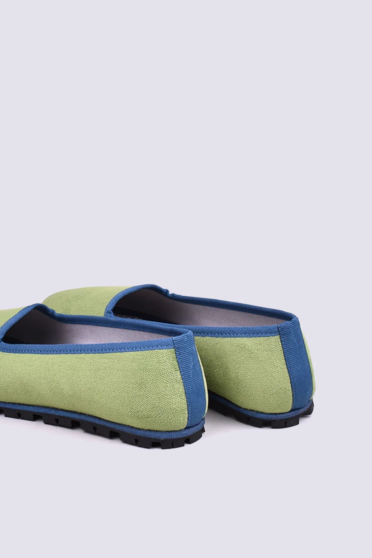 Slippers Terciopelo verde