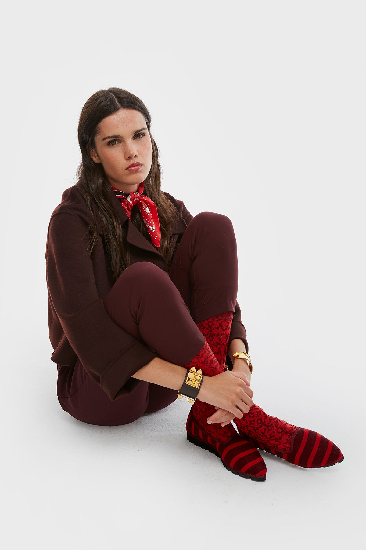 Slippers Simoneta Burdeos Plus