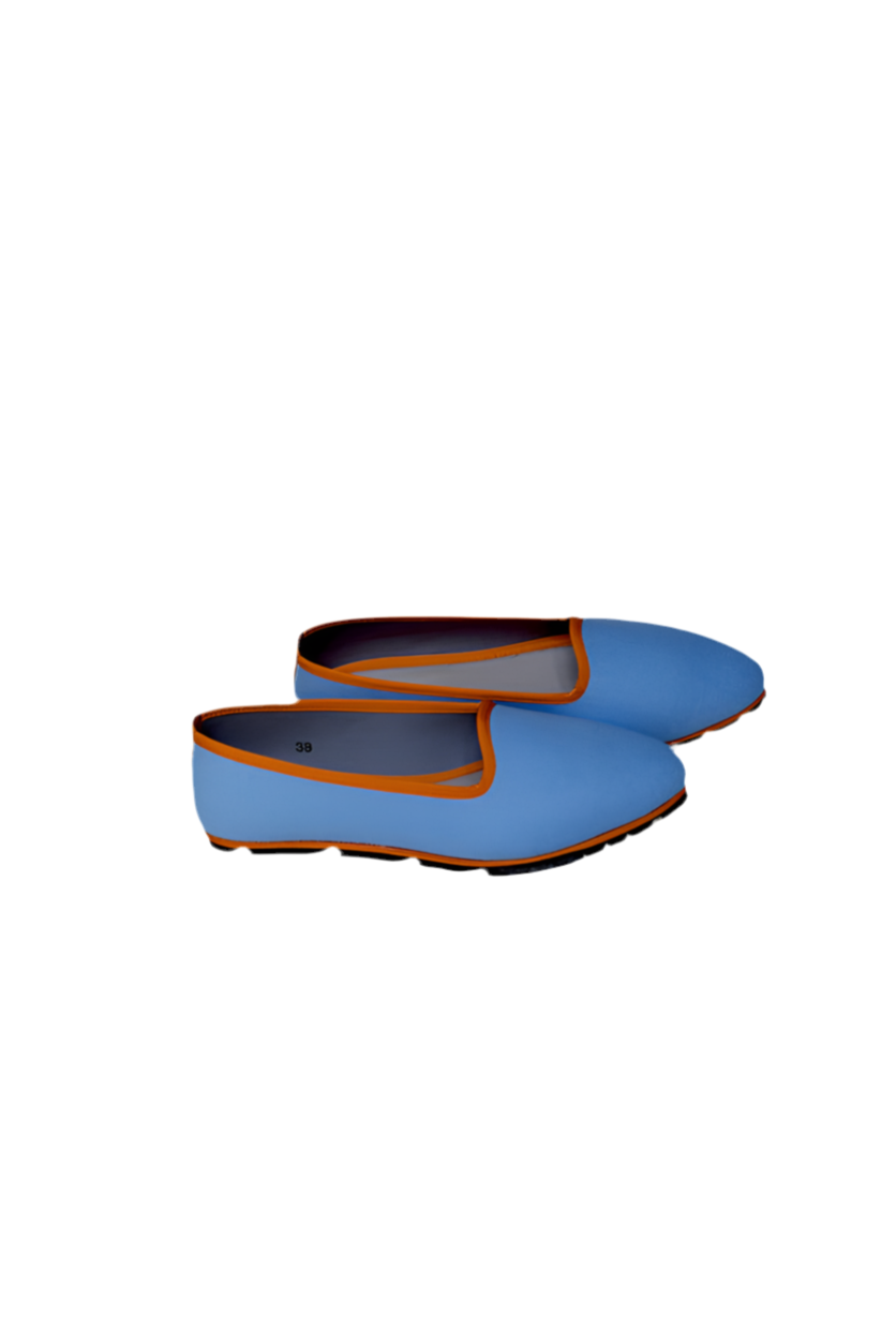 Slippers Lona Azul
