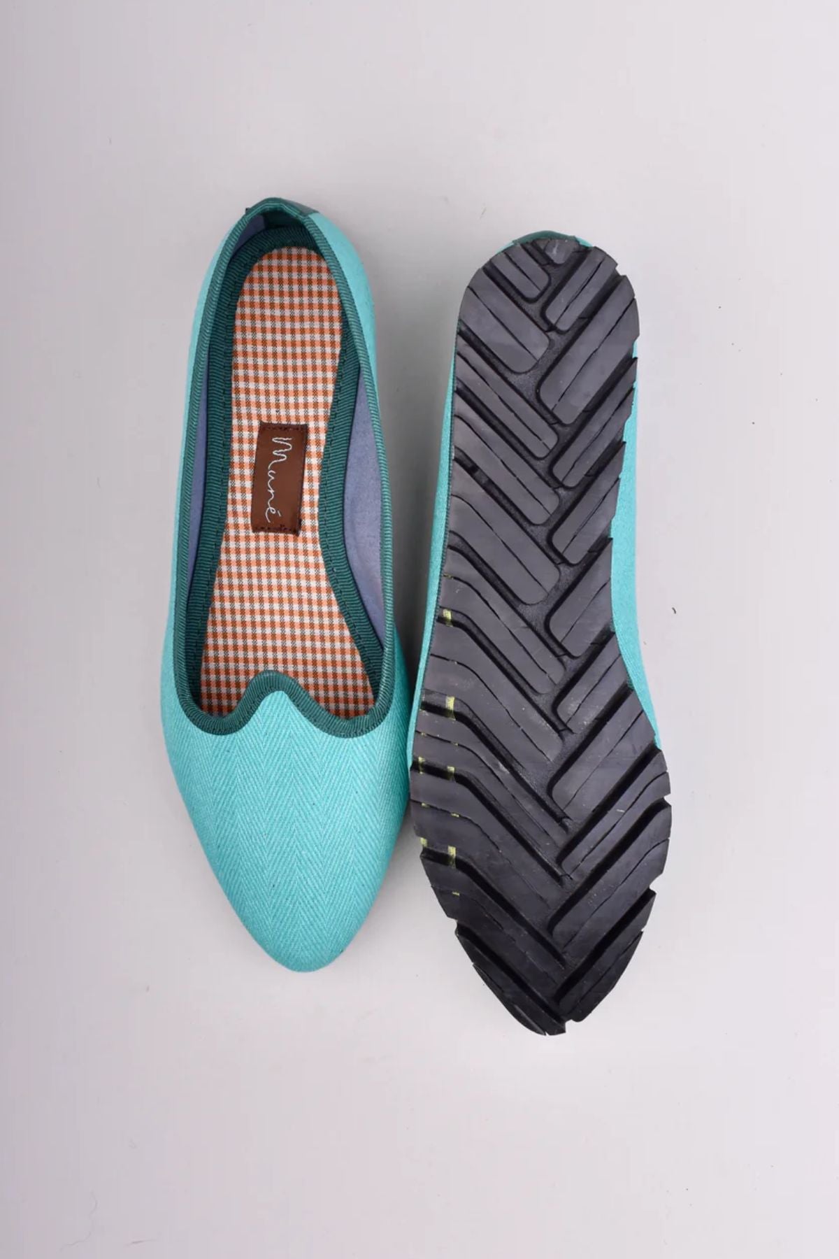 Slippers Espiga Turquesa