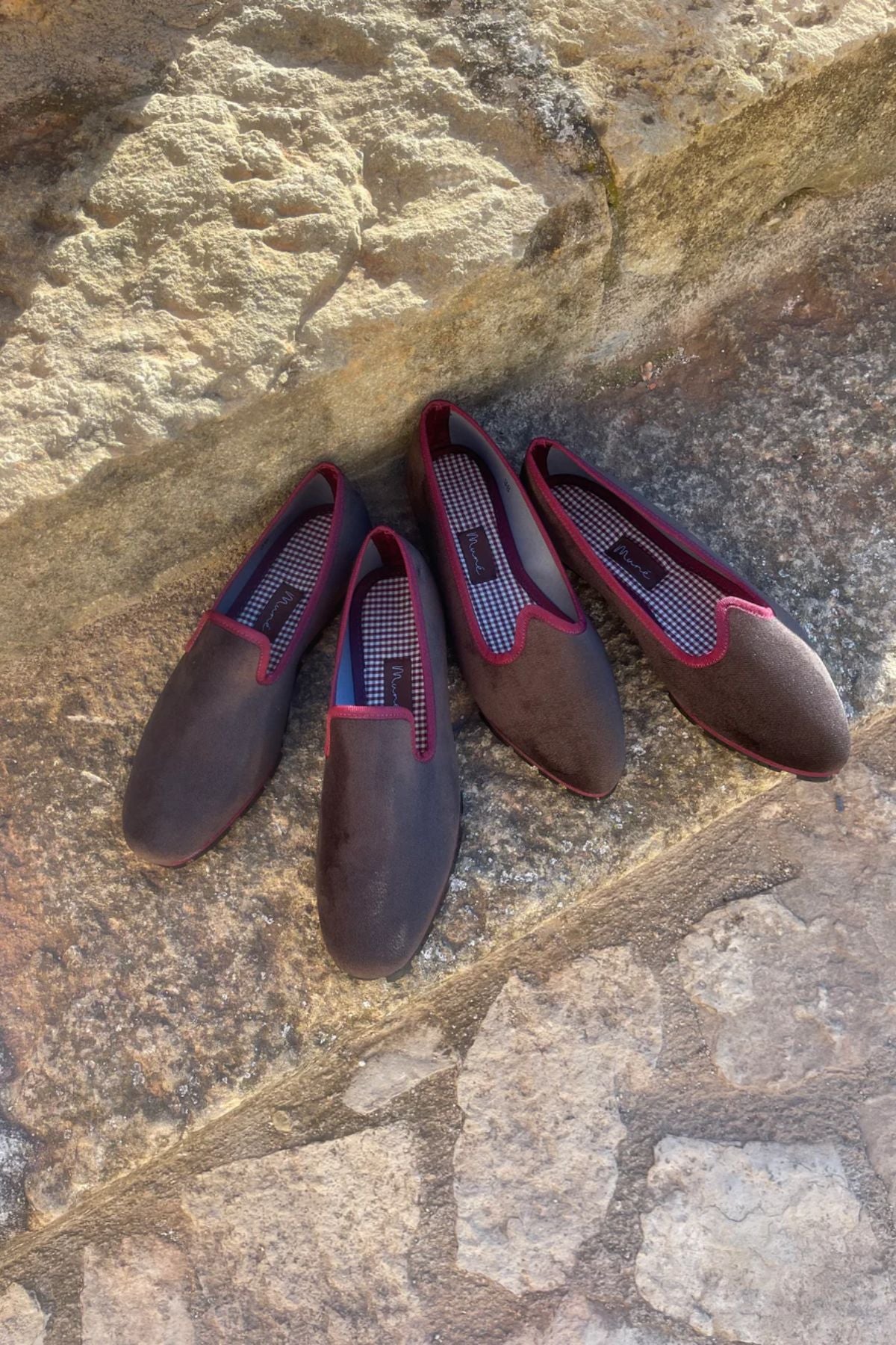 Slippers Pitti Terciopelo Chocolate