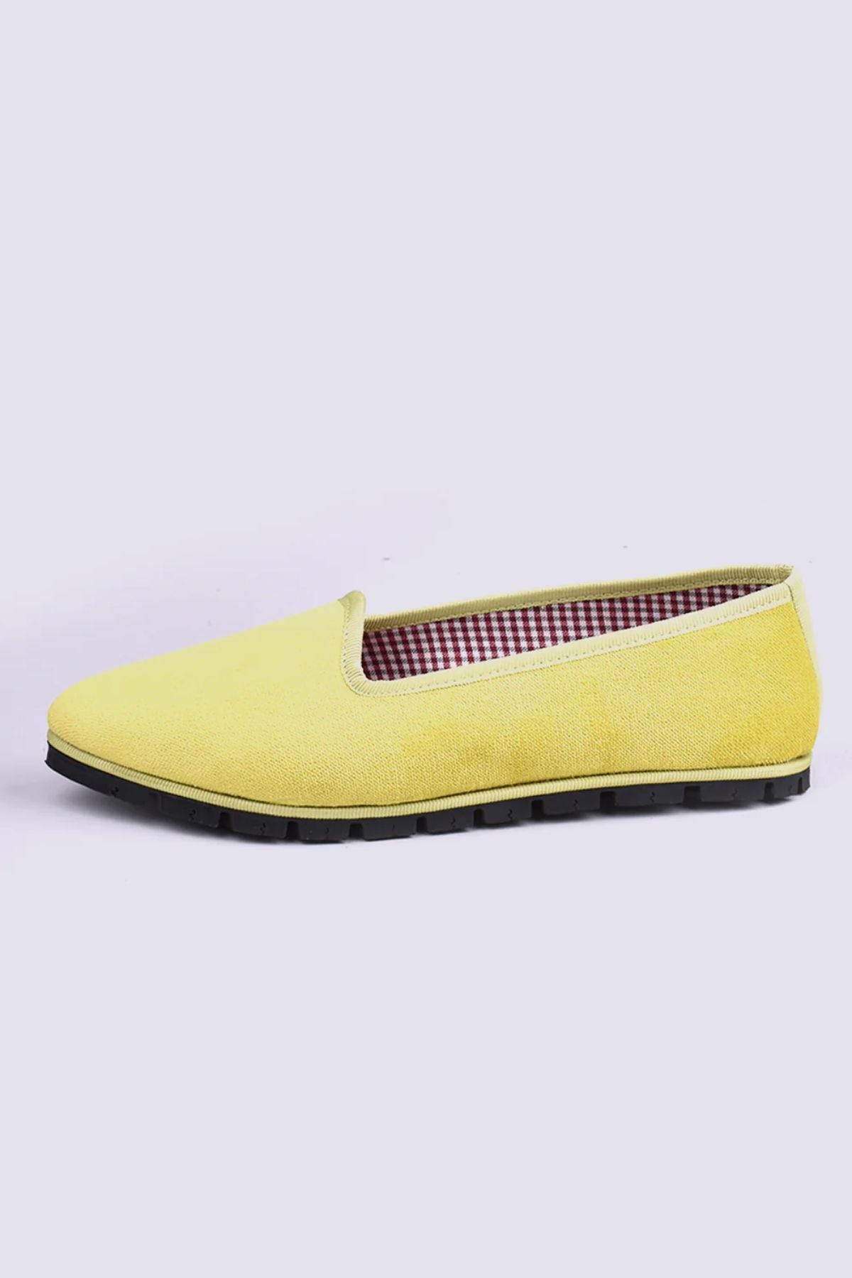 Lime Velvet Slippers