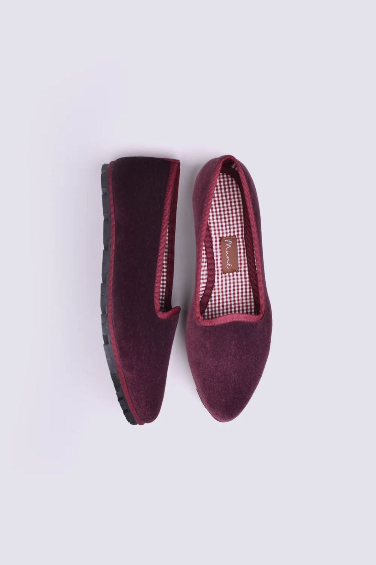 Slippers Terciopelo Berenjena