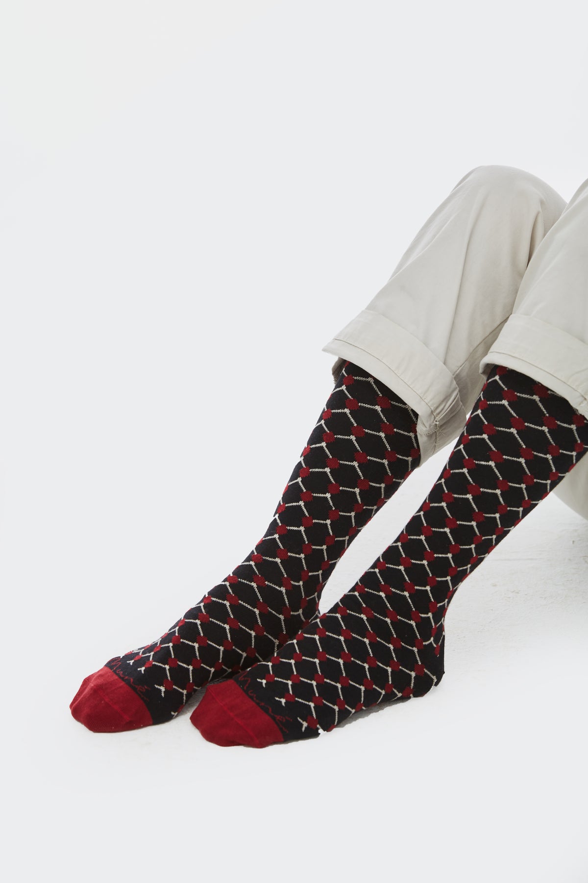 Black Hadid Sock