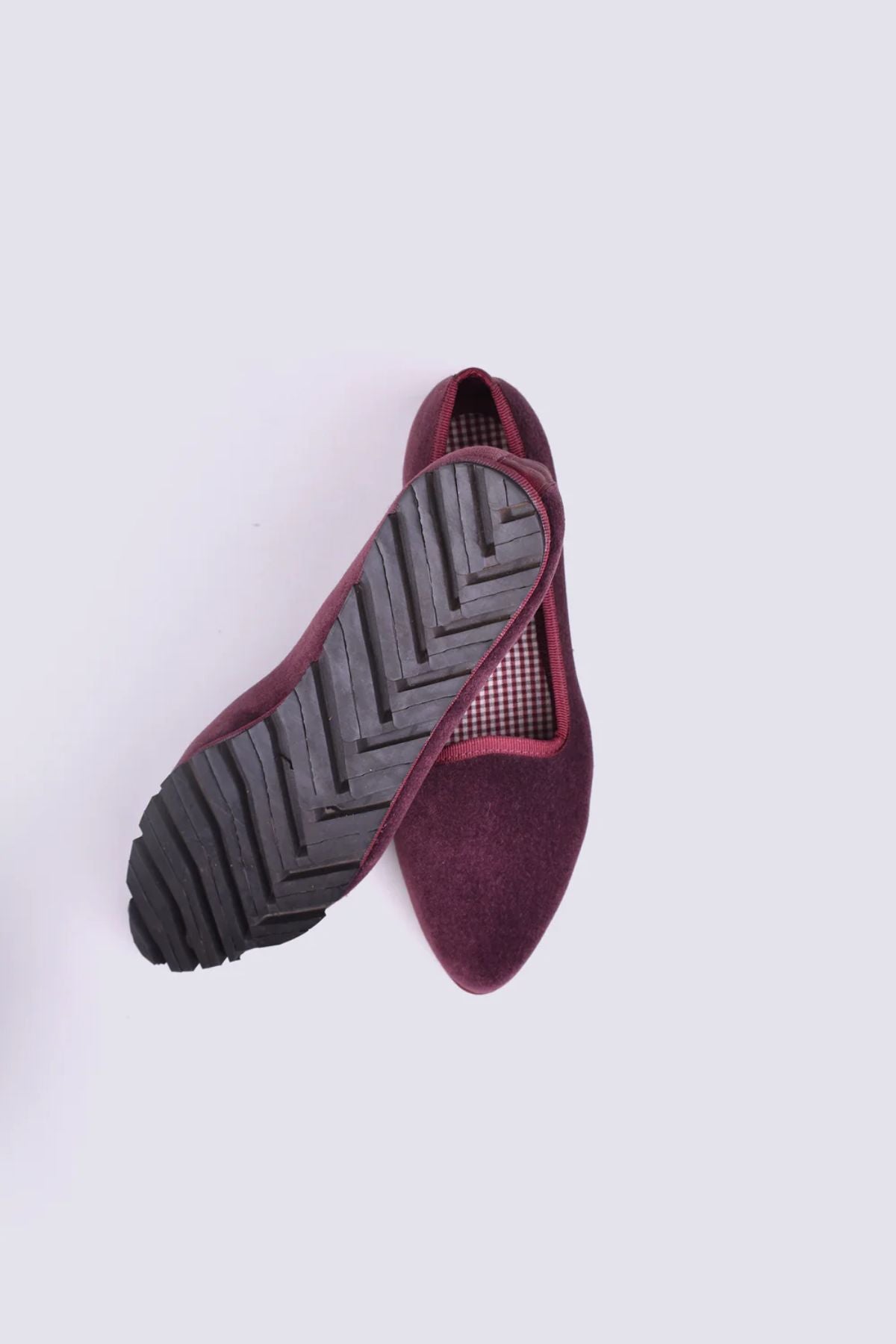 Slippers Terciopelo Berenjena