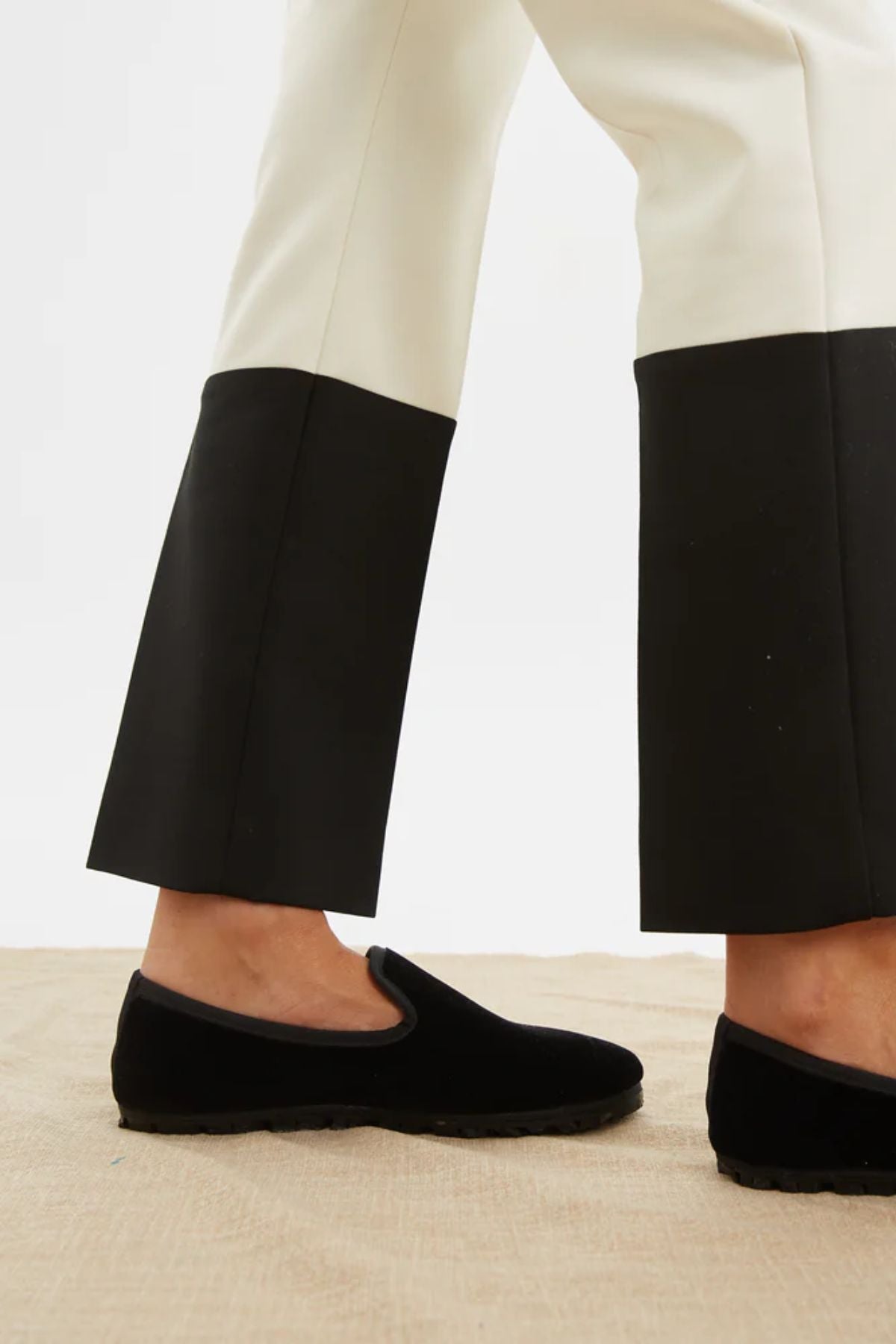 Slippers Rialto Terciopelo Negro