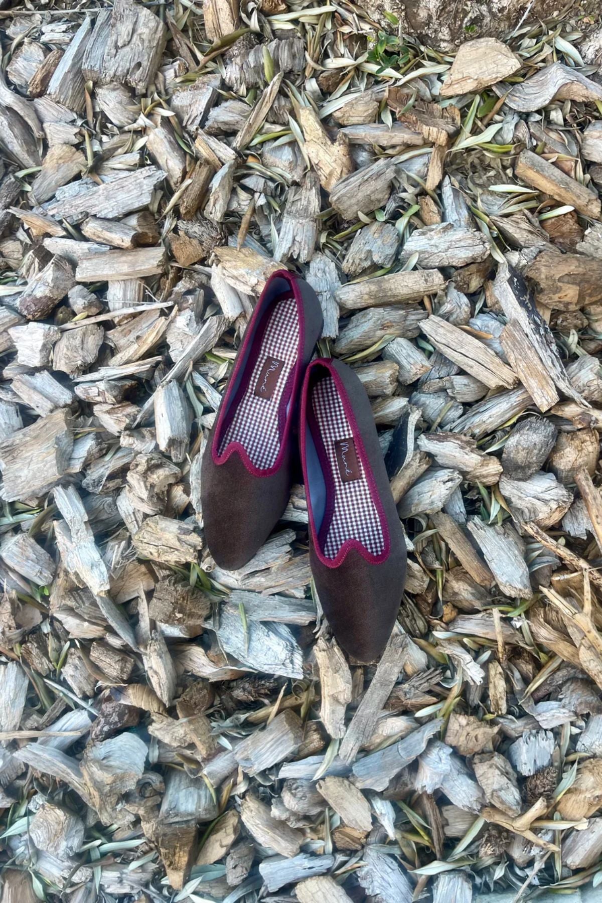 Slippers Pitti Terciopelo Chocolate