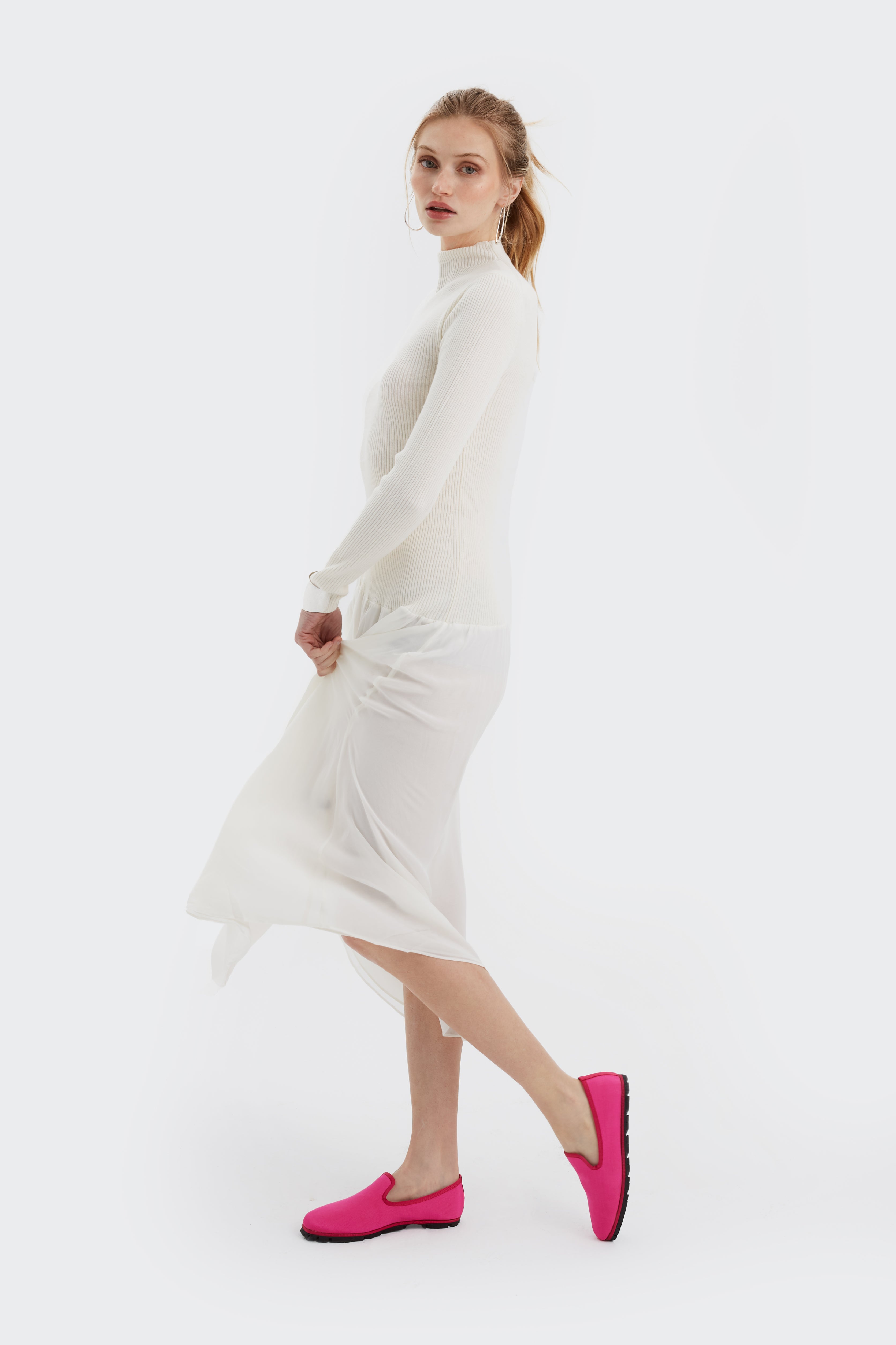 Slippers Rialto Moiré Fuchsia