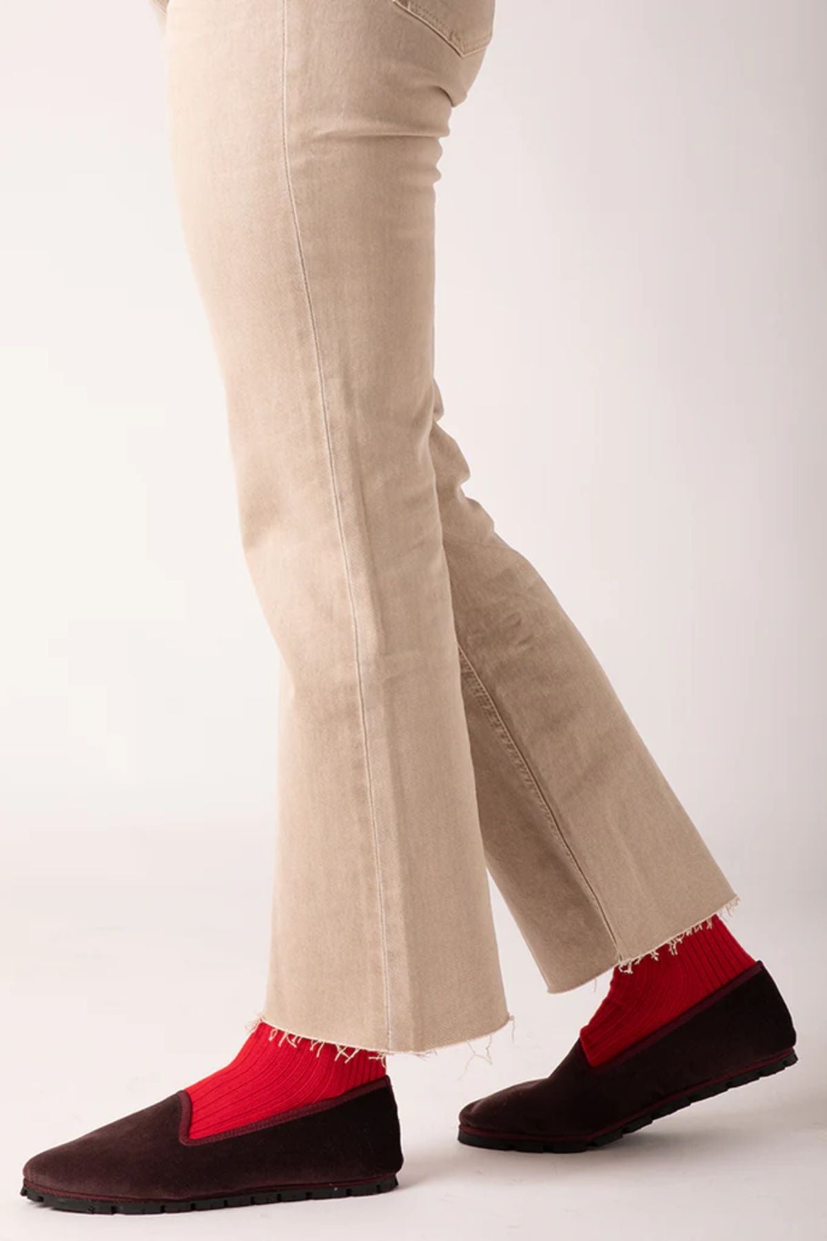 Slippers Terciopelo Berenjena