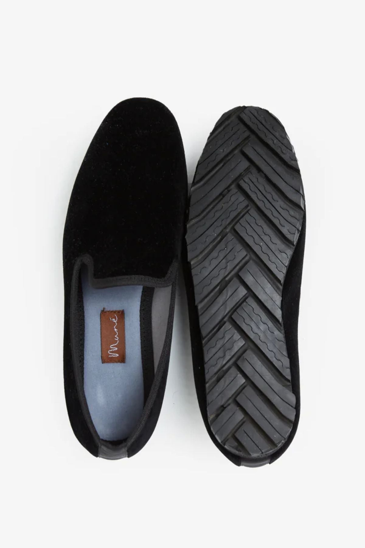 Slippers Rialto Terciopelo Negro