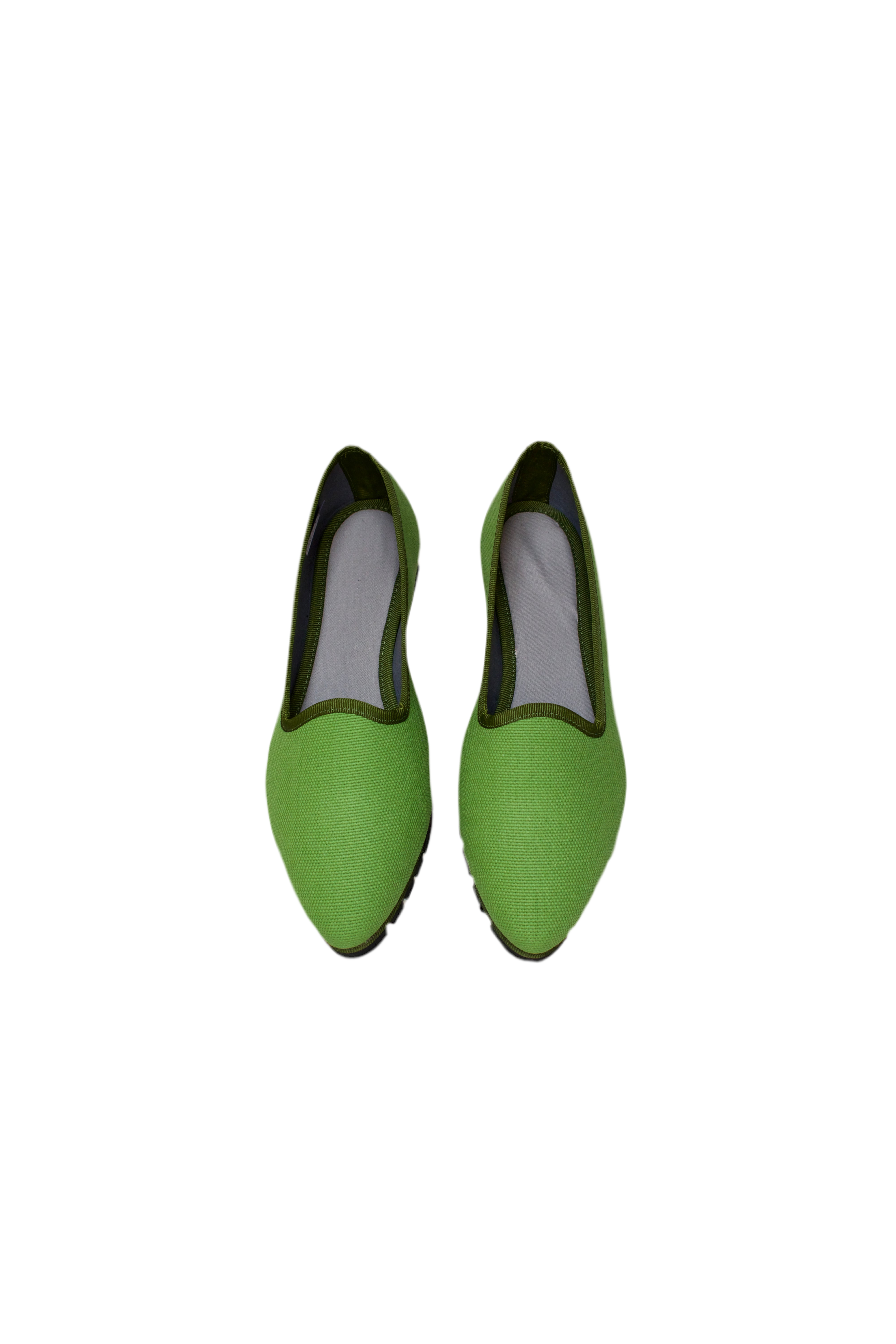 Slippers Lona Verde