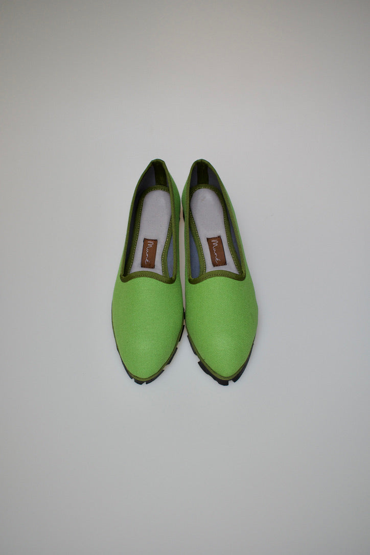 Slippers Lona Verde Plus