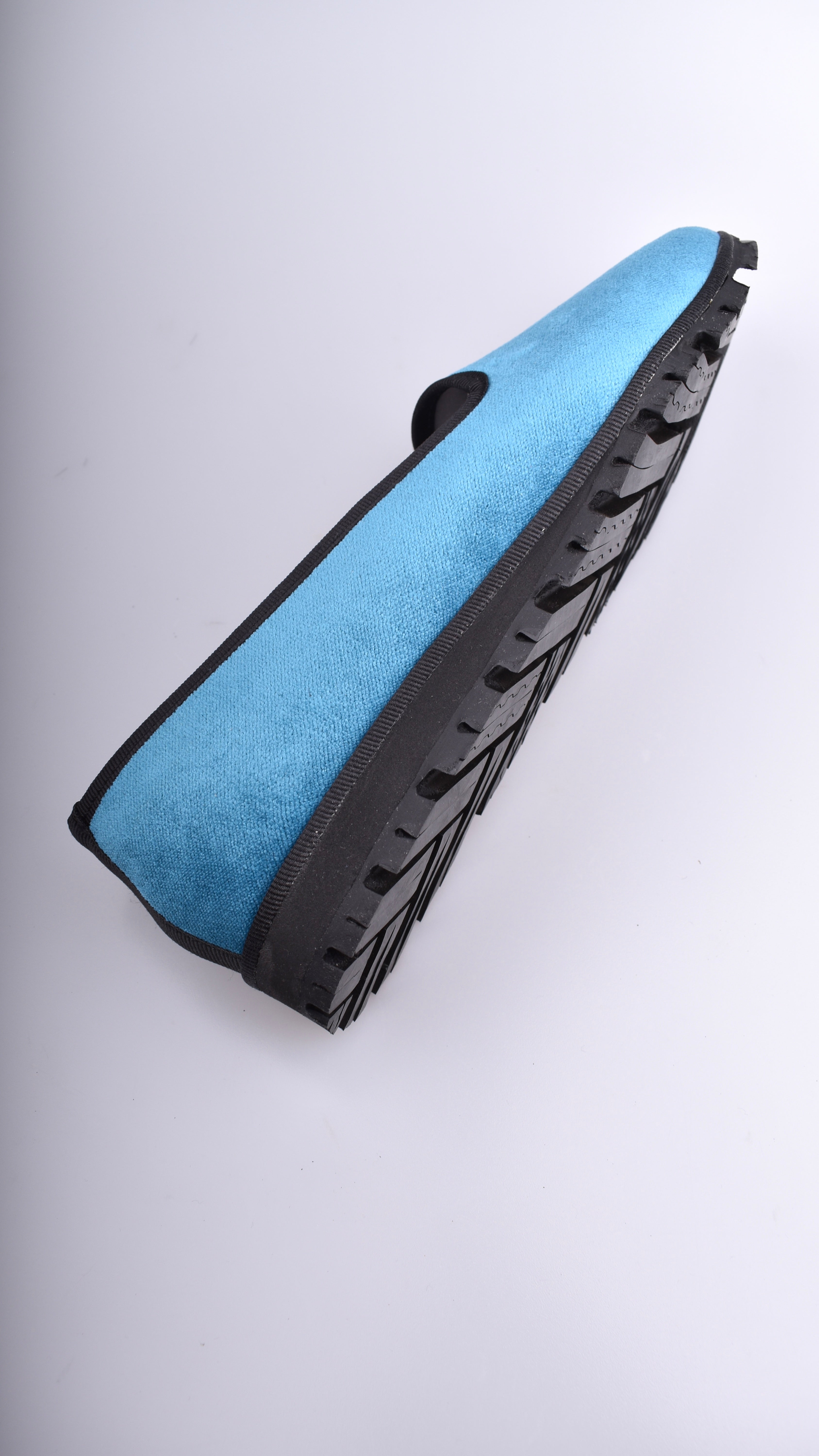 Slippers Terciopelo Azul Francia Plus