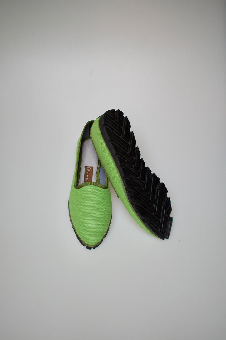Slippers Lona Verde Plus