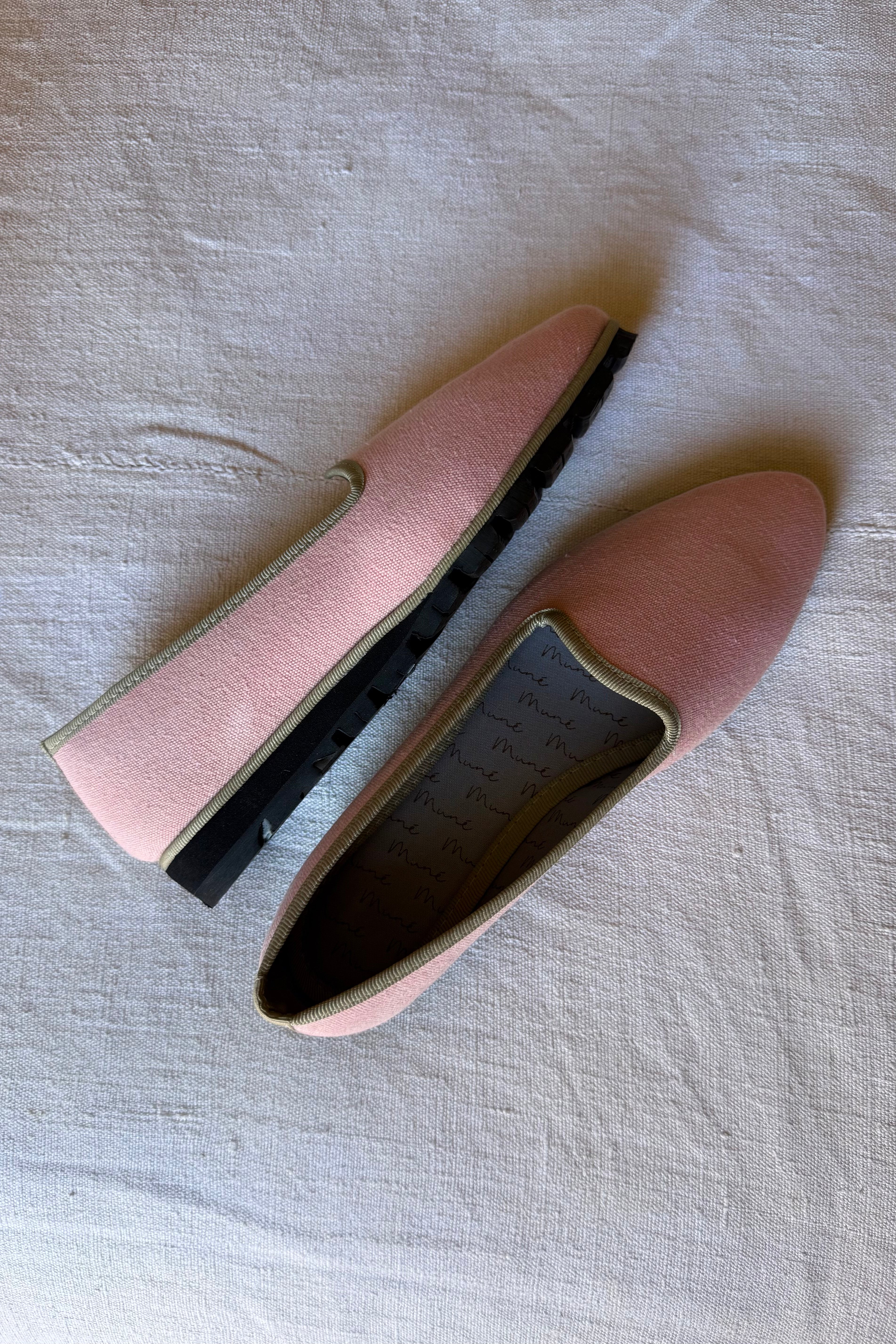 Slippers Lona Rosa Plus