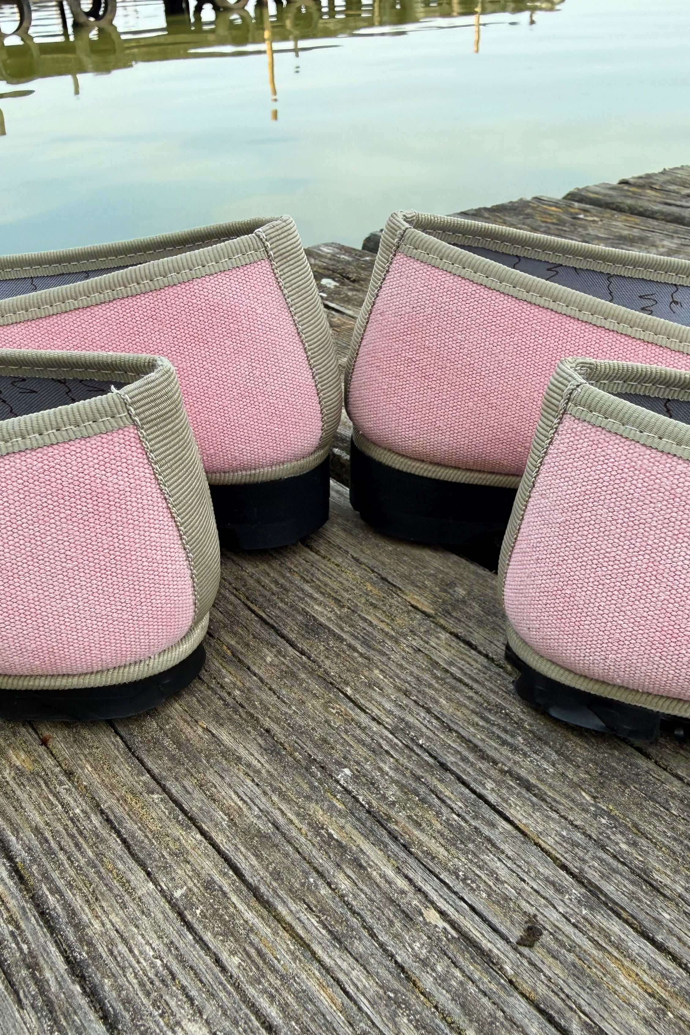 Slippers Lona Rosa Plus