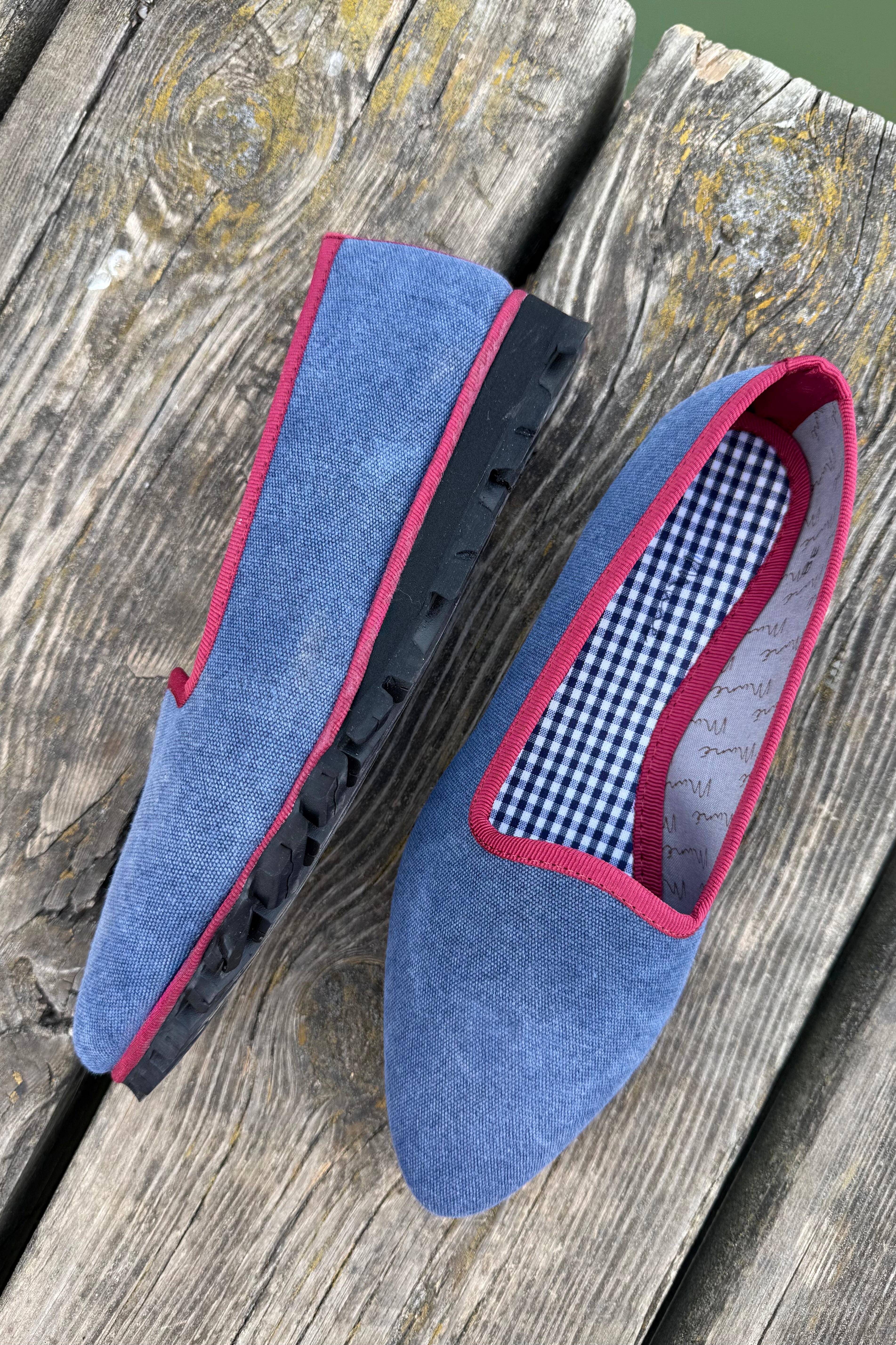 Slippers Lona Plomo Plus