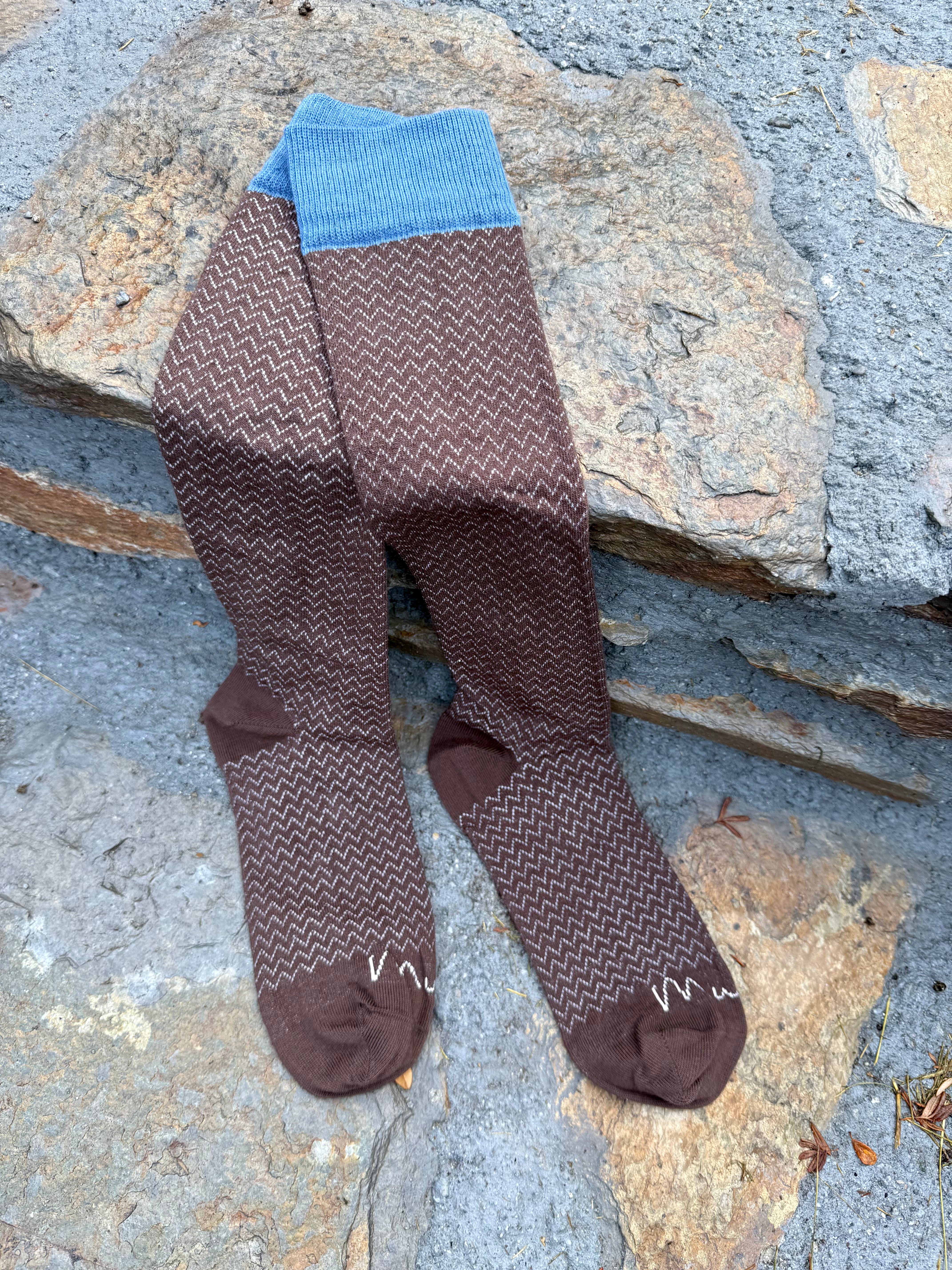 herringbone sock