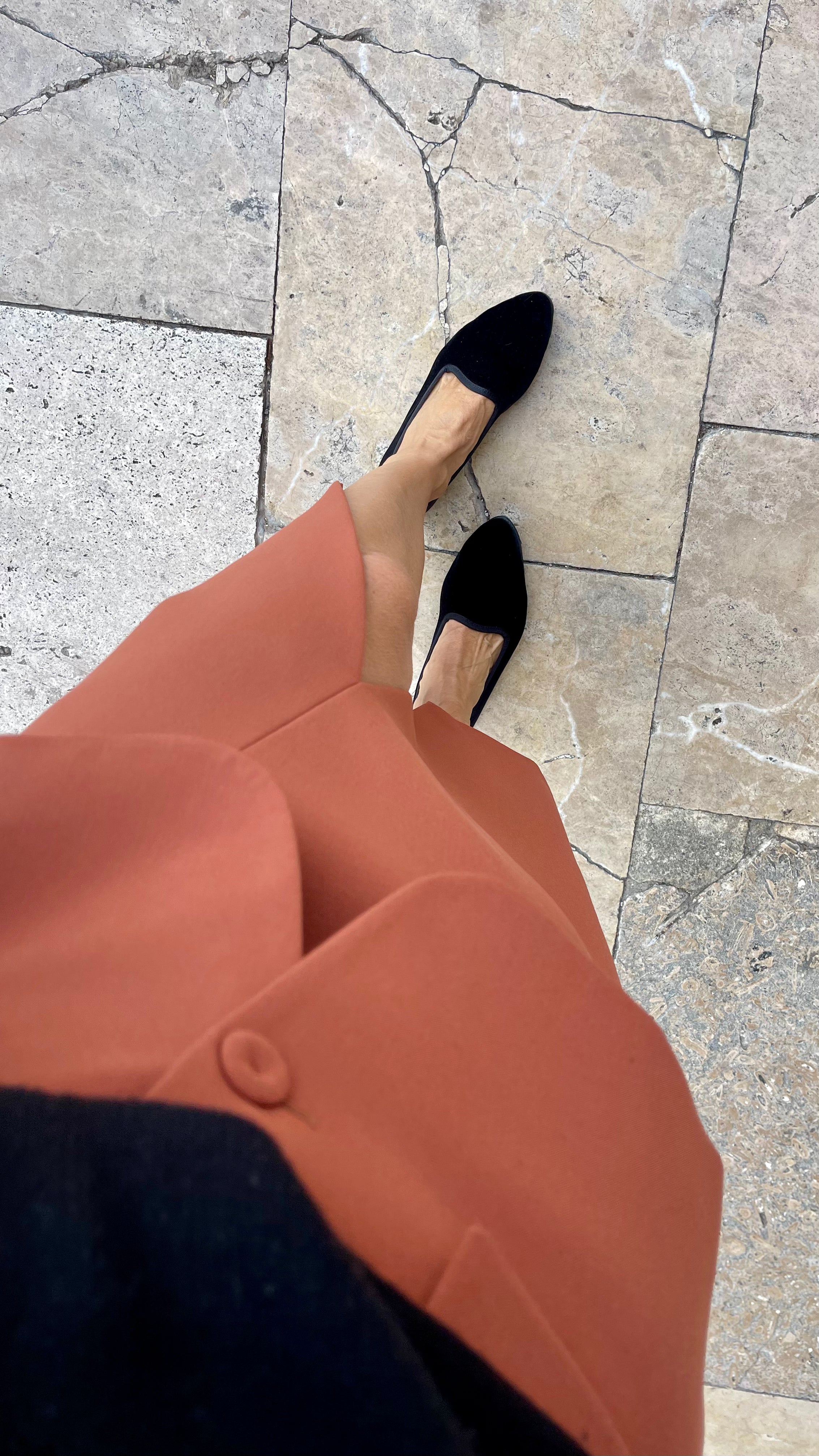 Slippers Terciopelo Negro