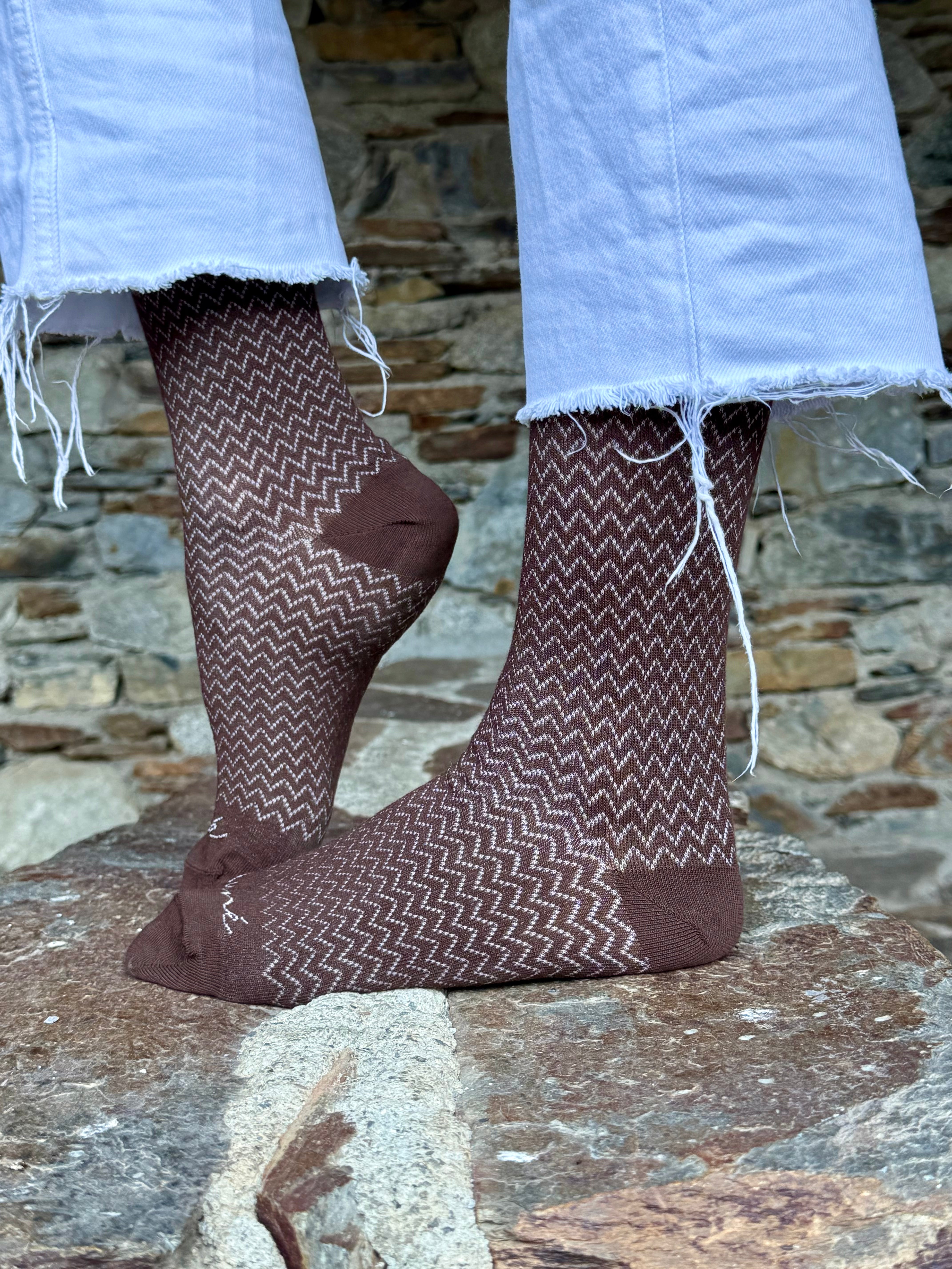 herringbone sock