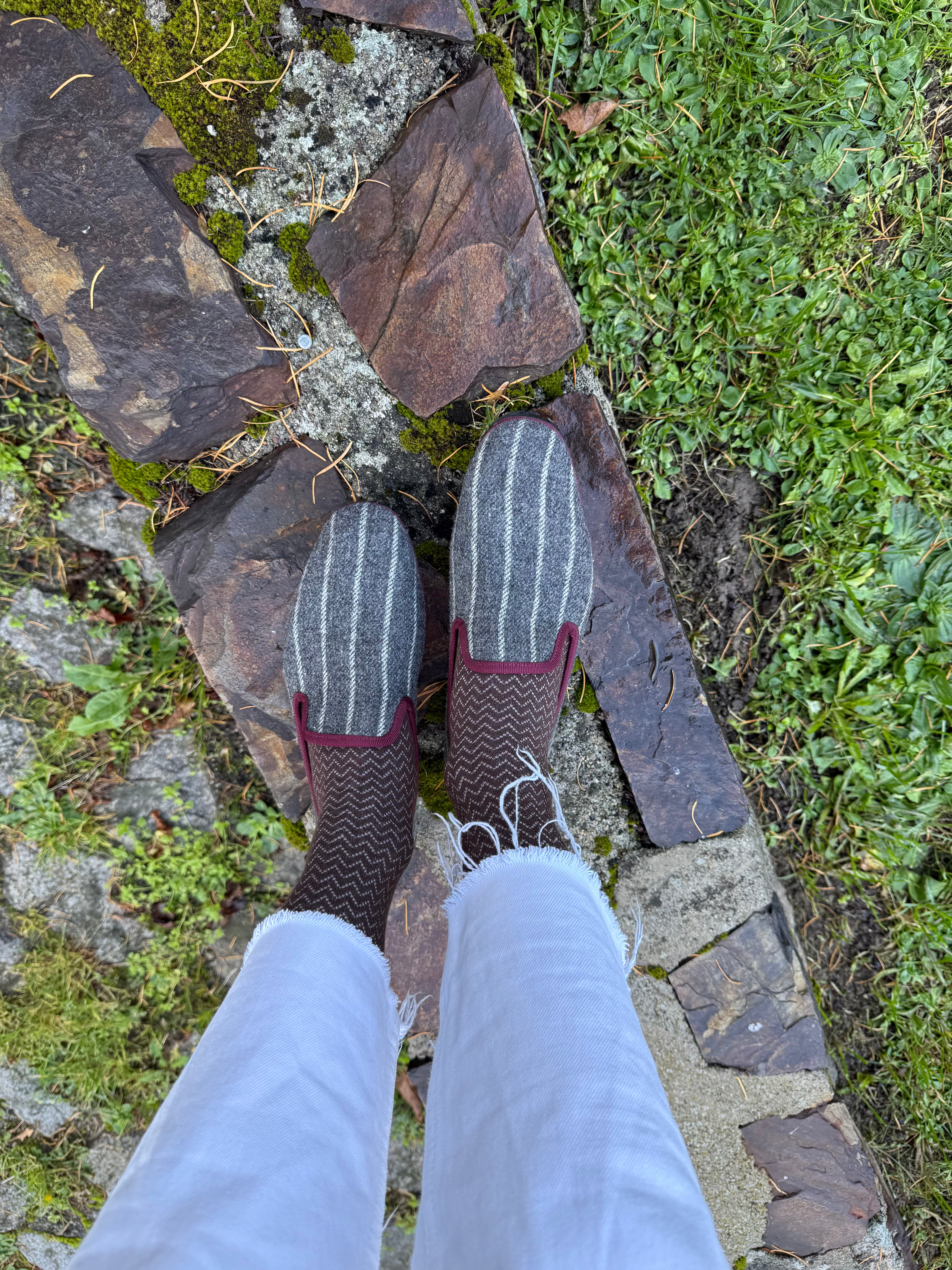 herringbone sock