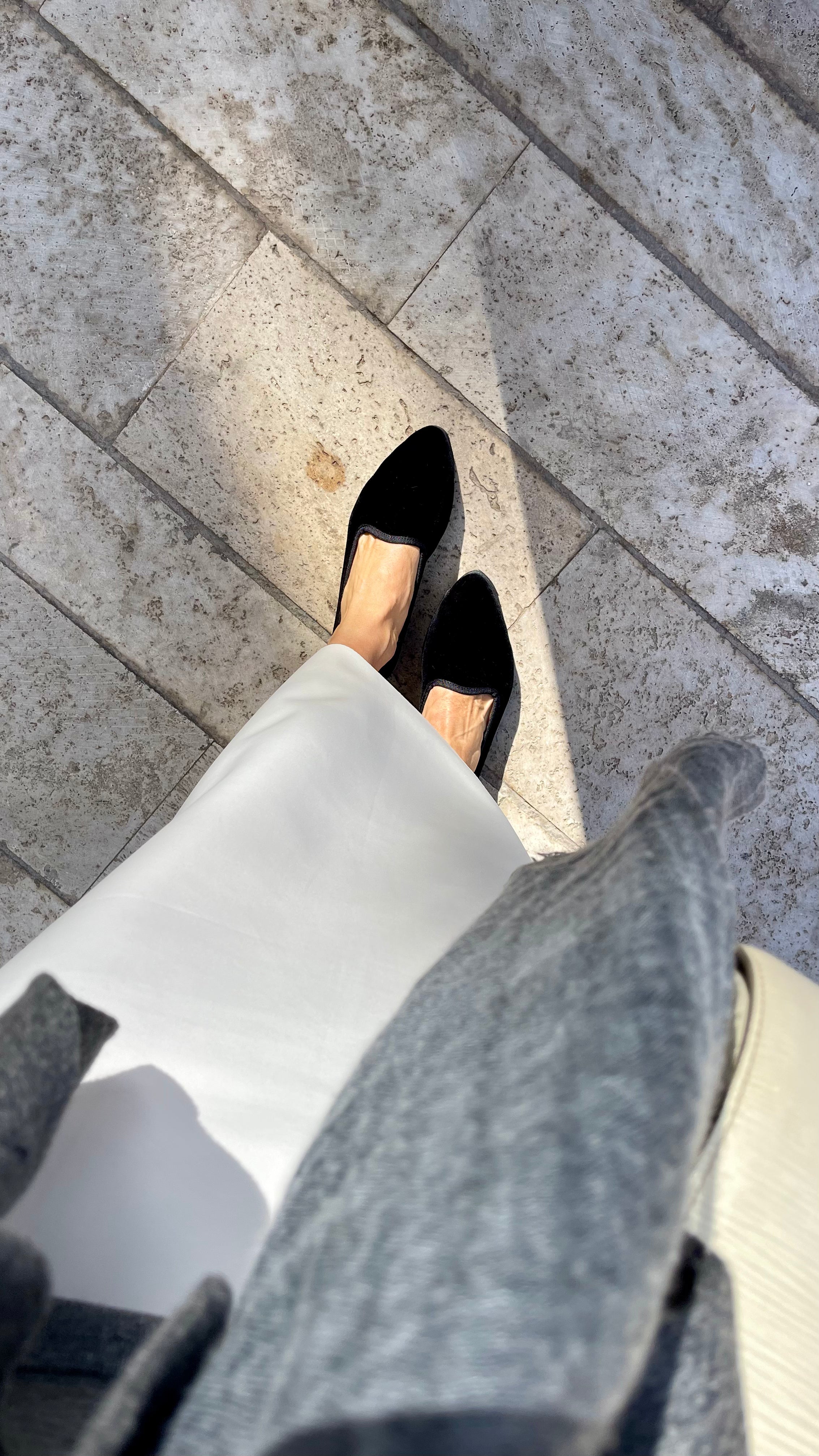 Slippers Terciopelo Negro