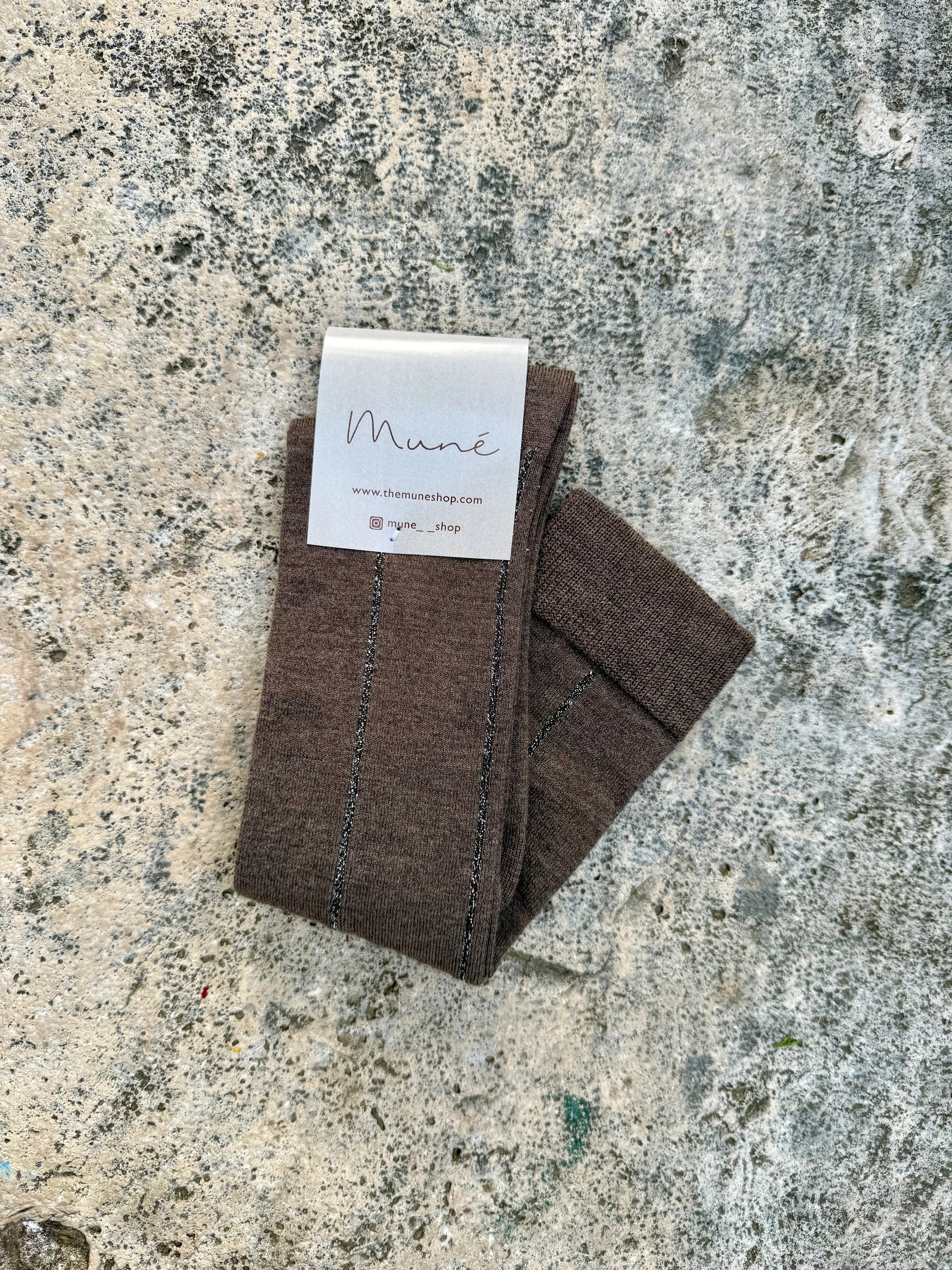 Calcetín Lana Marrón