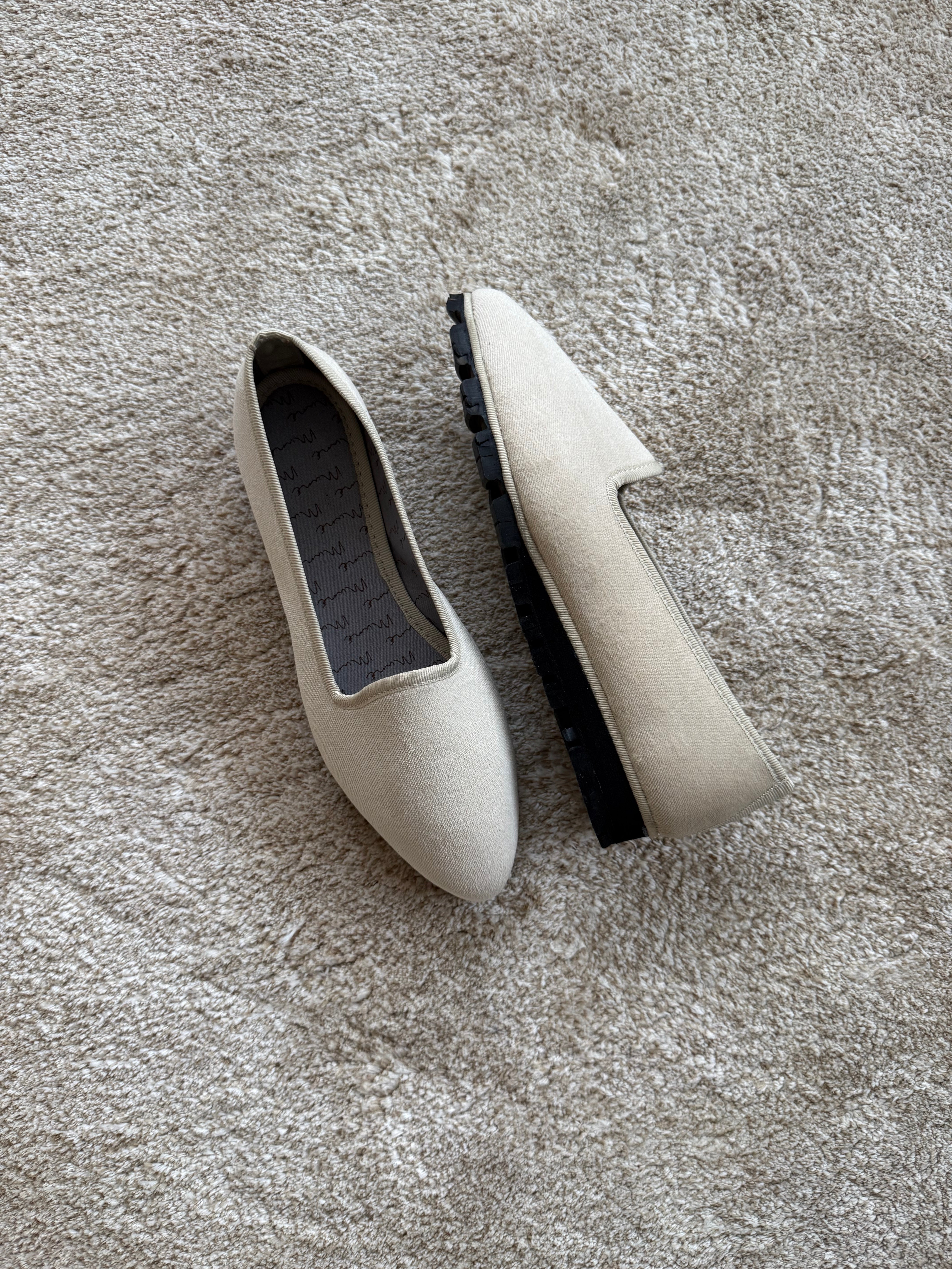 Slippers Terciopelo Marfil Plus