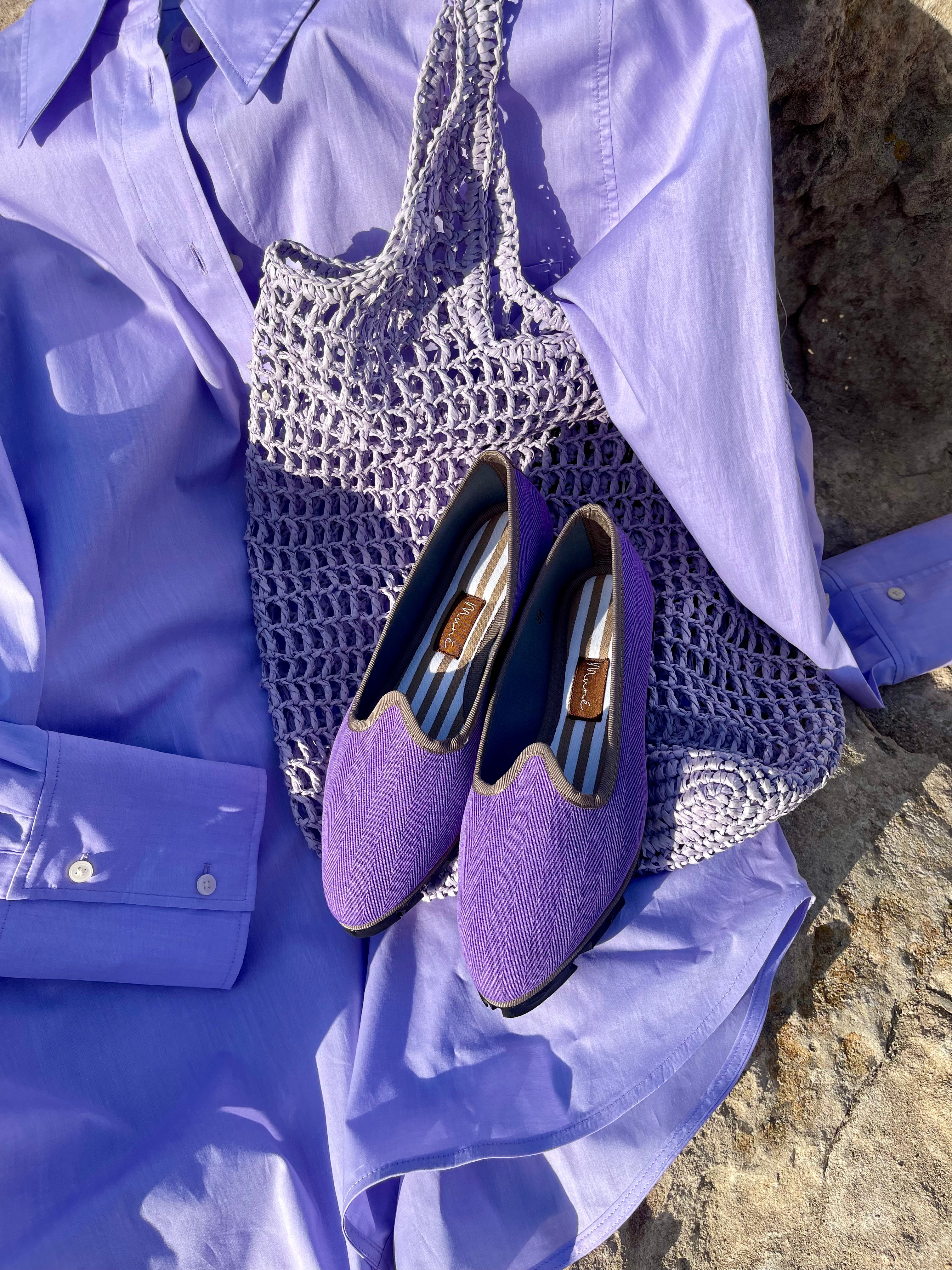 Slippers Pitti Espiga Lila