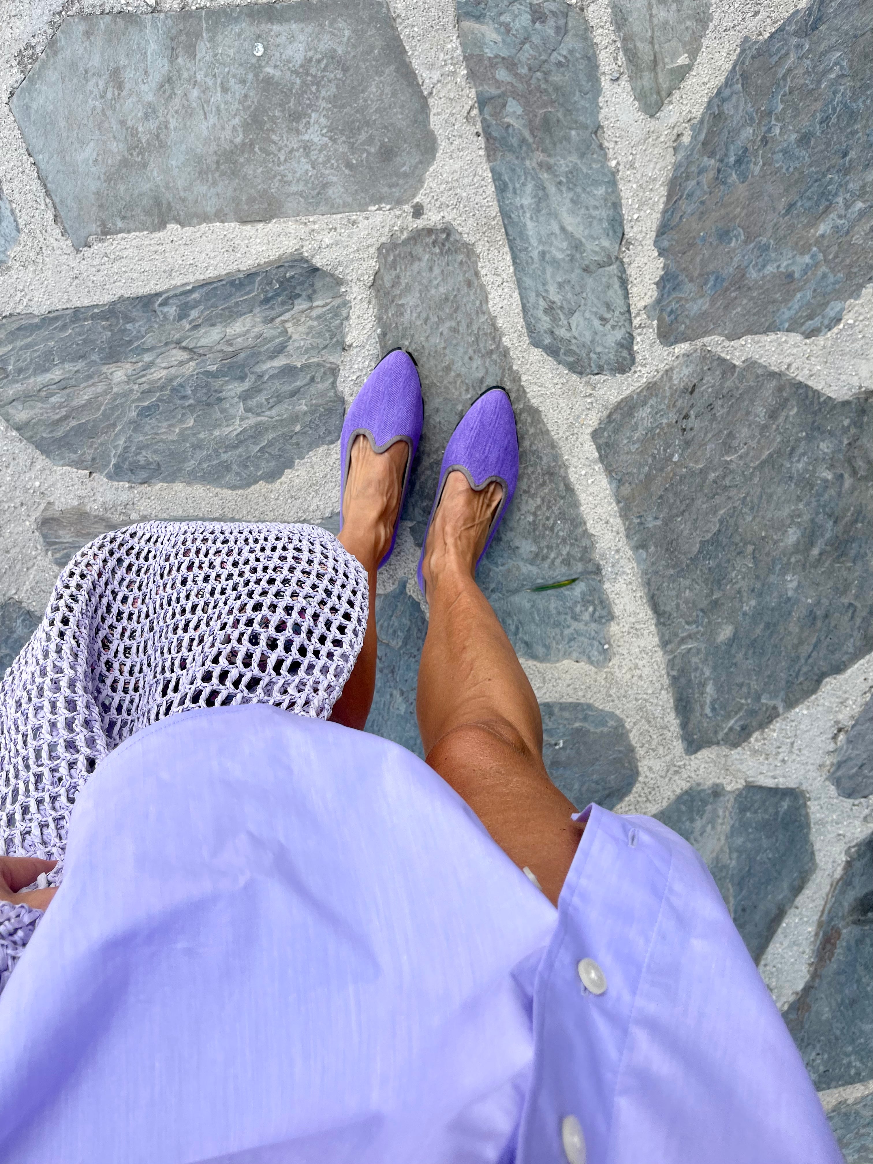 Slippers Pitti Espiga Lila