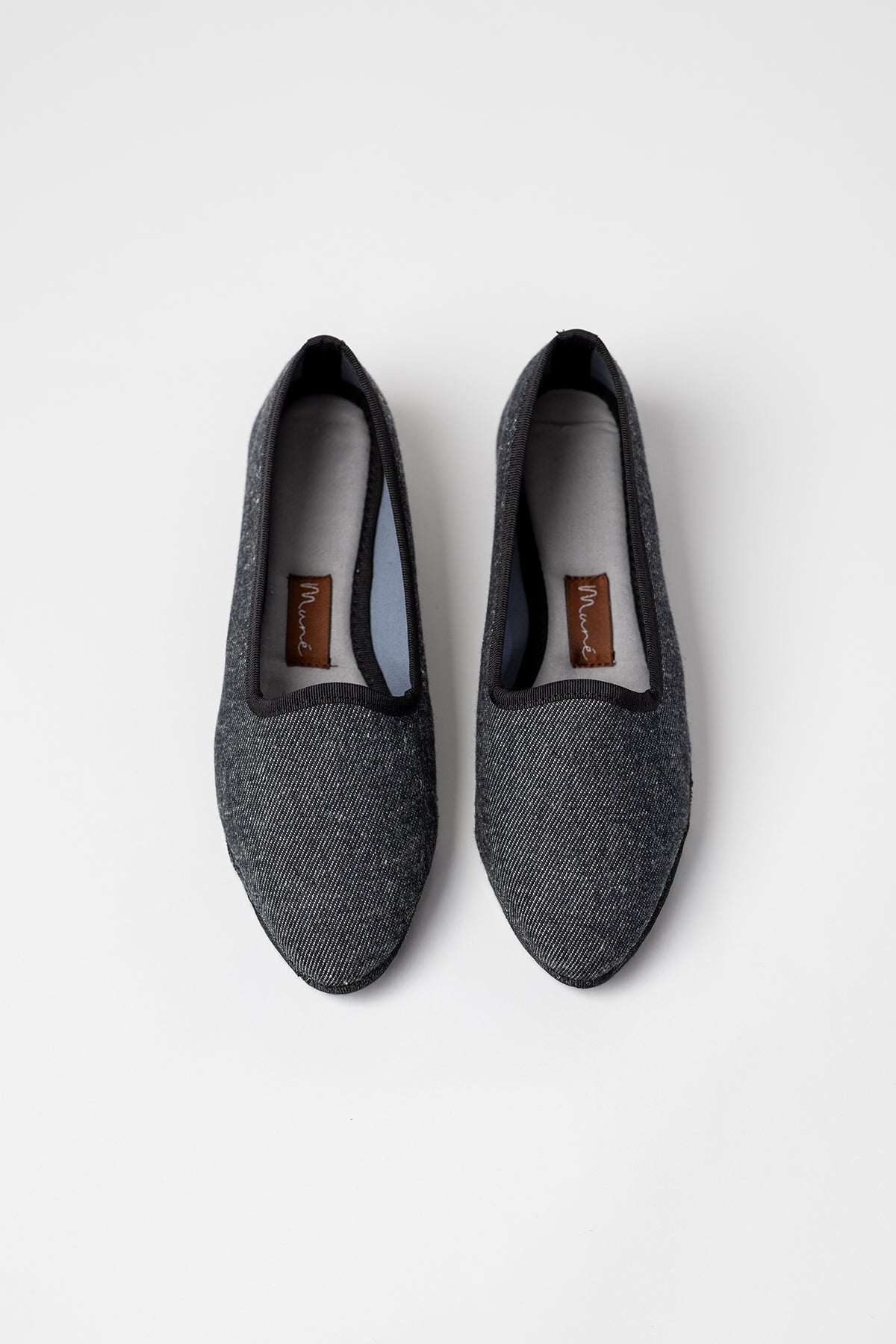 Slippers Denim Negro Plus