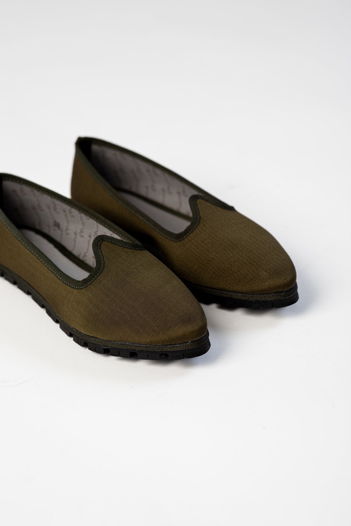 Slippers Pitti Moiré Kaki