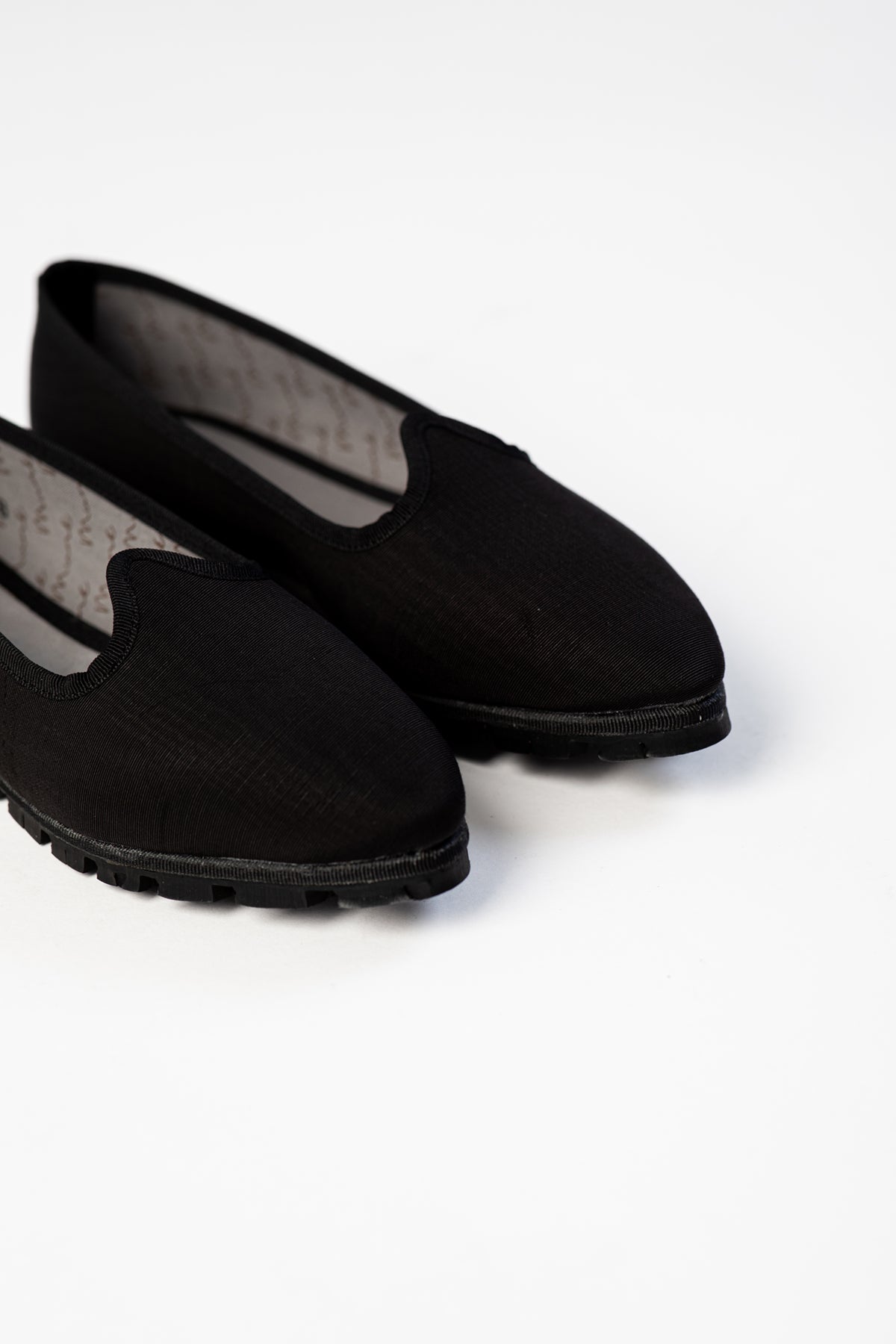 Slippers Pitti Moiré Negro