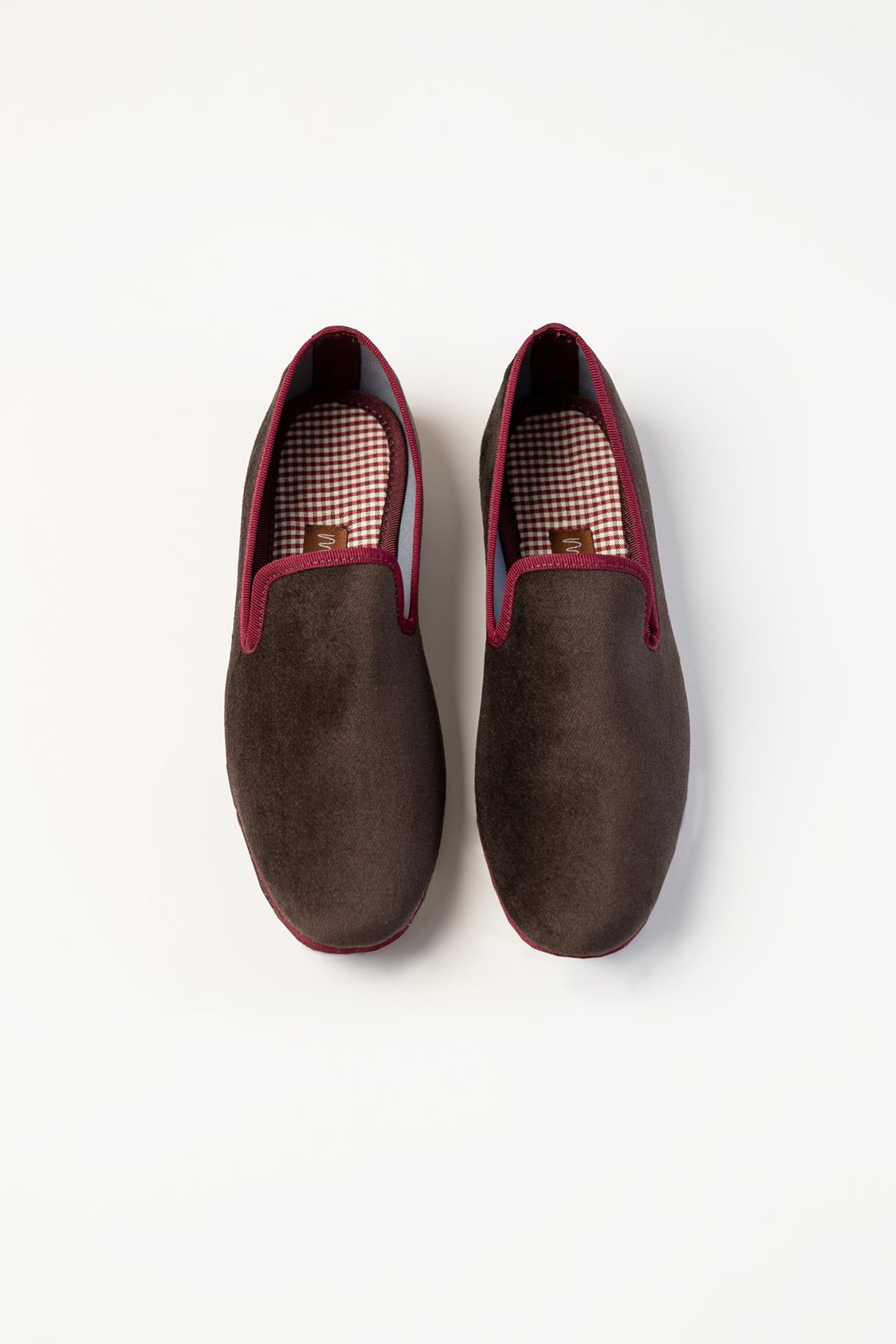 Slippers Rialto Terciopelo Chocolate