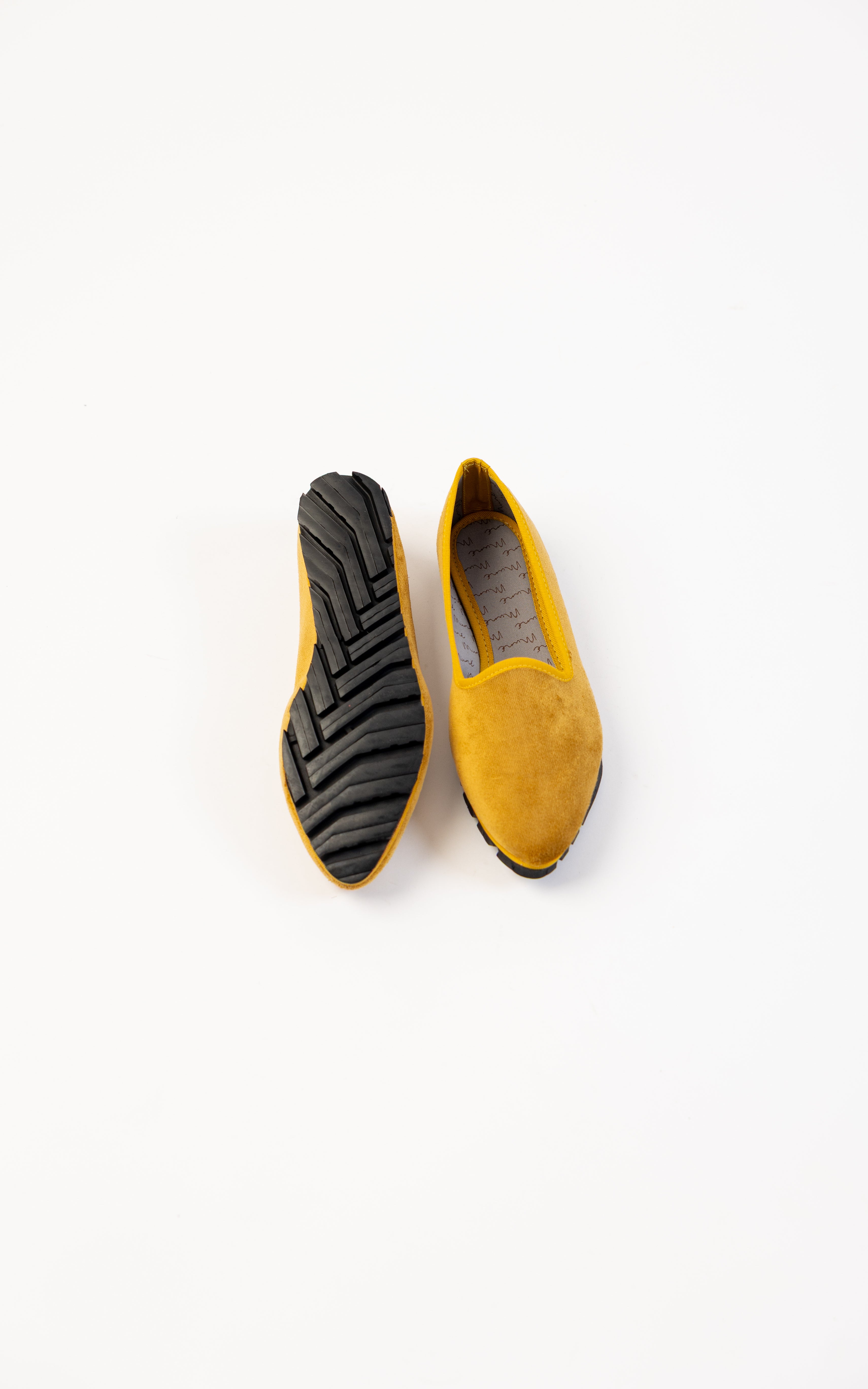 Slippers Terciopelo Oro Viejo