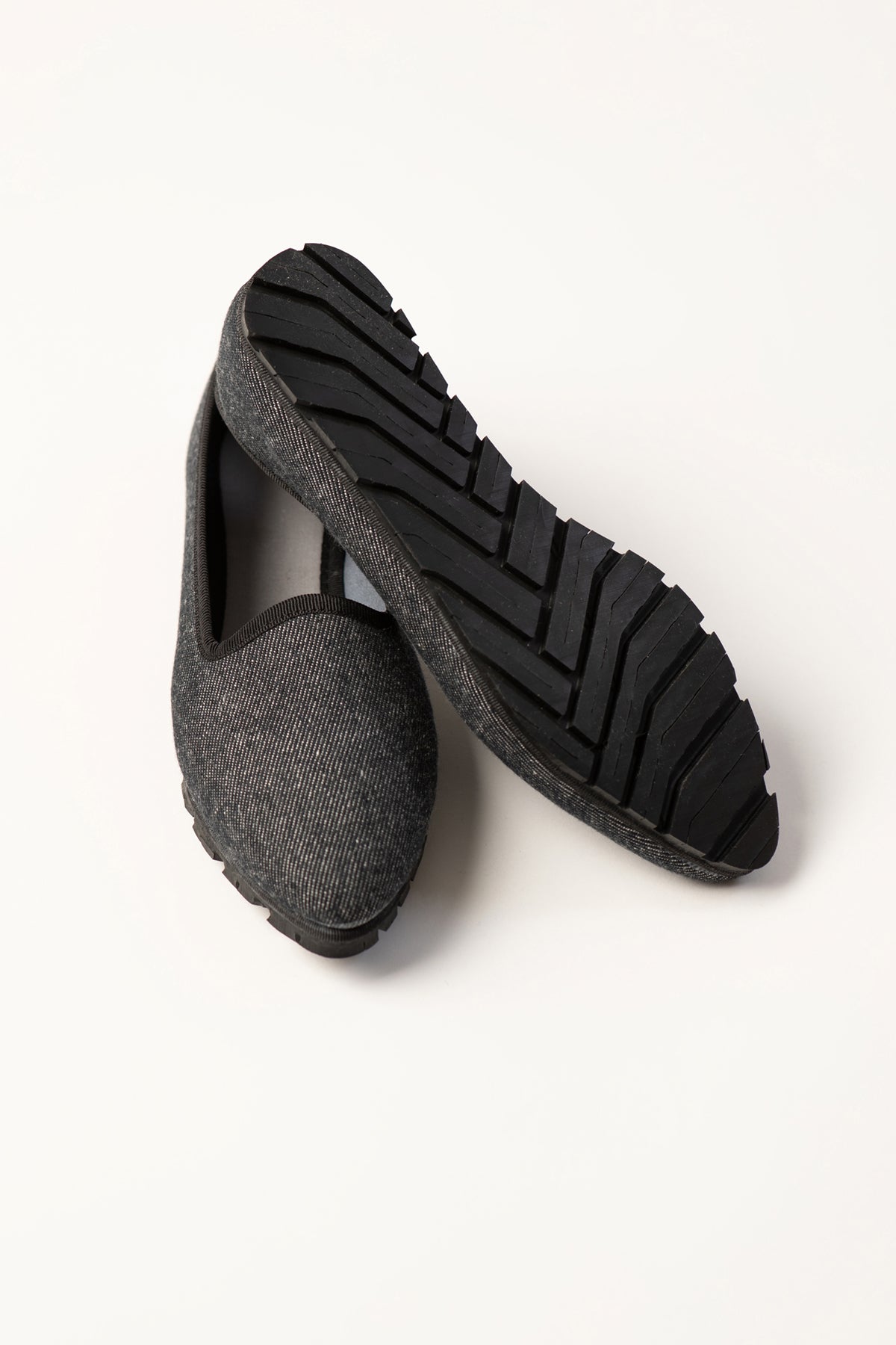 Slippers Denim Negro