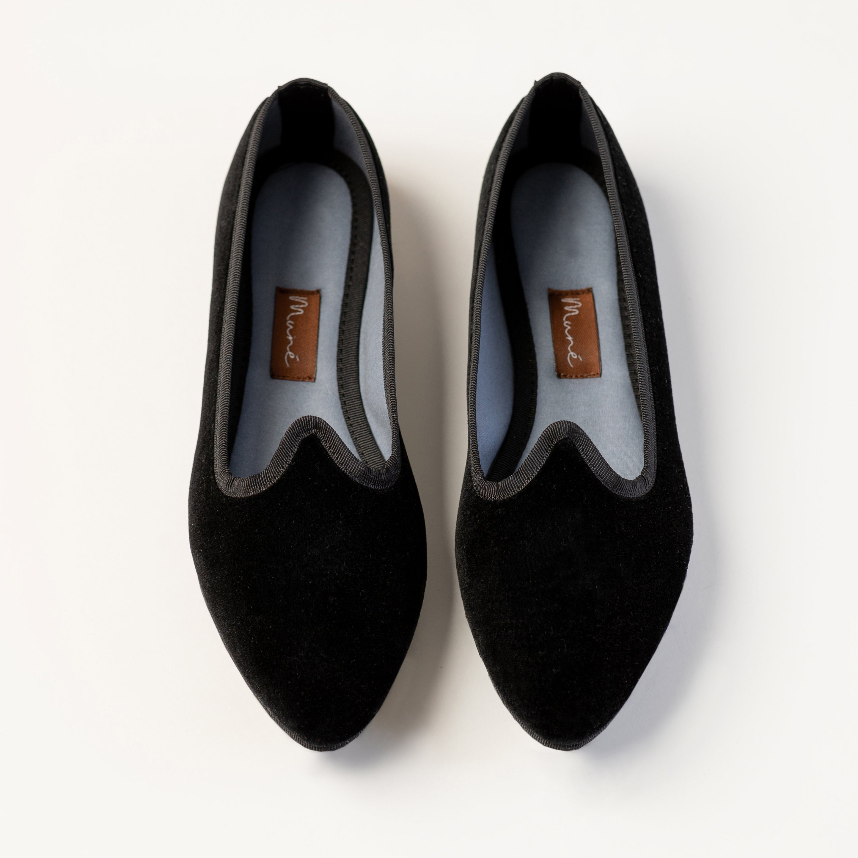 Slippers Pitti Terciopelo Negro